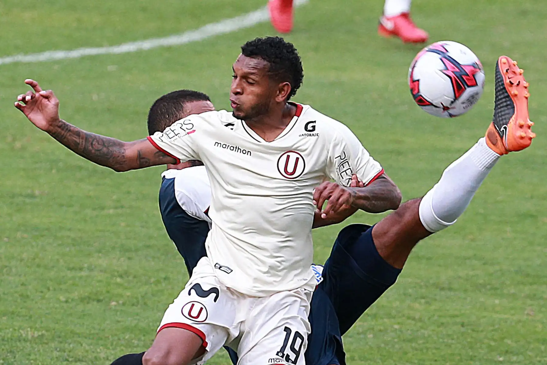 Universitario y San Martín igualaron 2 - 2 en el Estadio Monumental. Foto: ANDINA/Vidal Tarqui