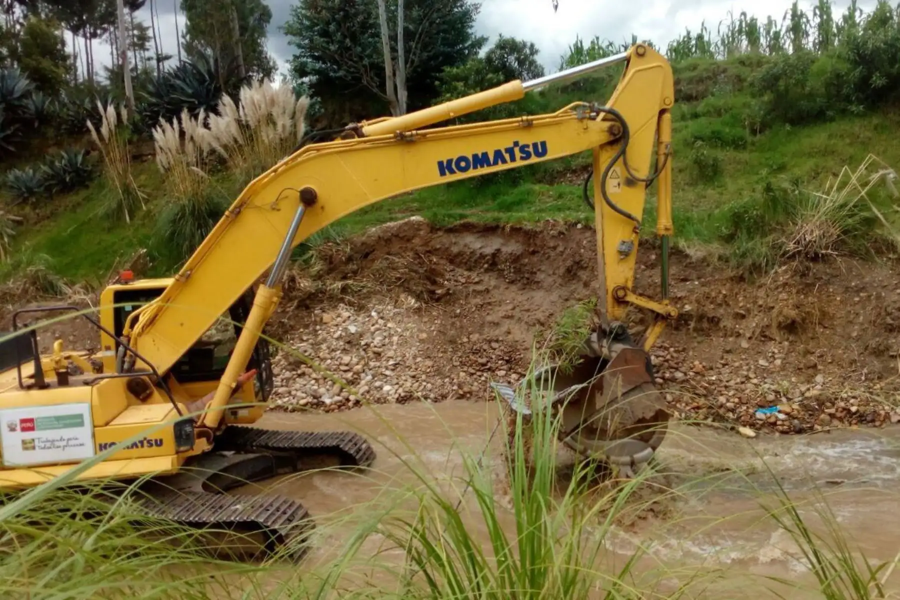 Eliminan más de 20,000 metros cúbicos de sedimento de diversos ríos de Cajamarca. ANDINA/Difusión