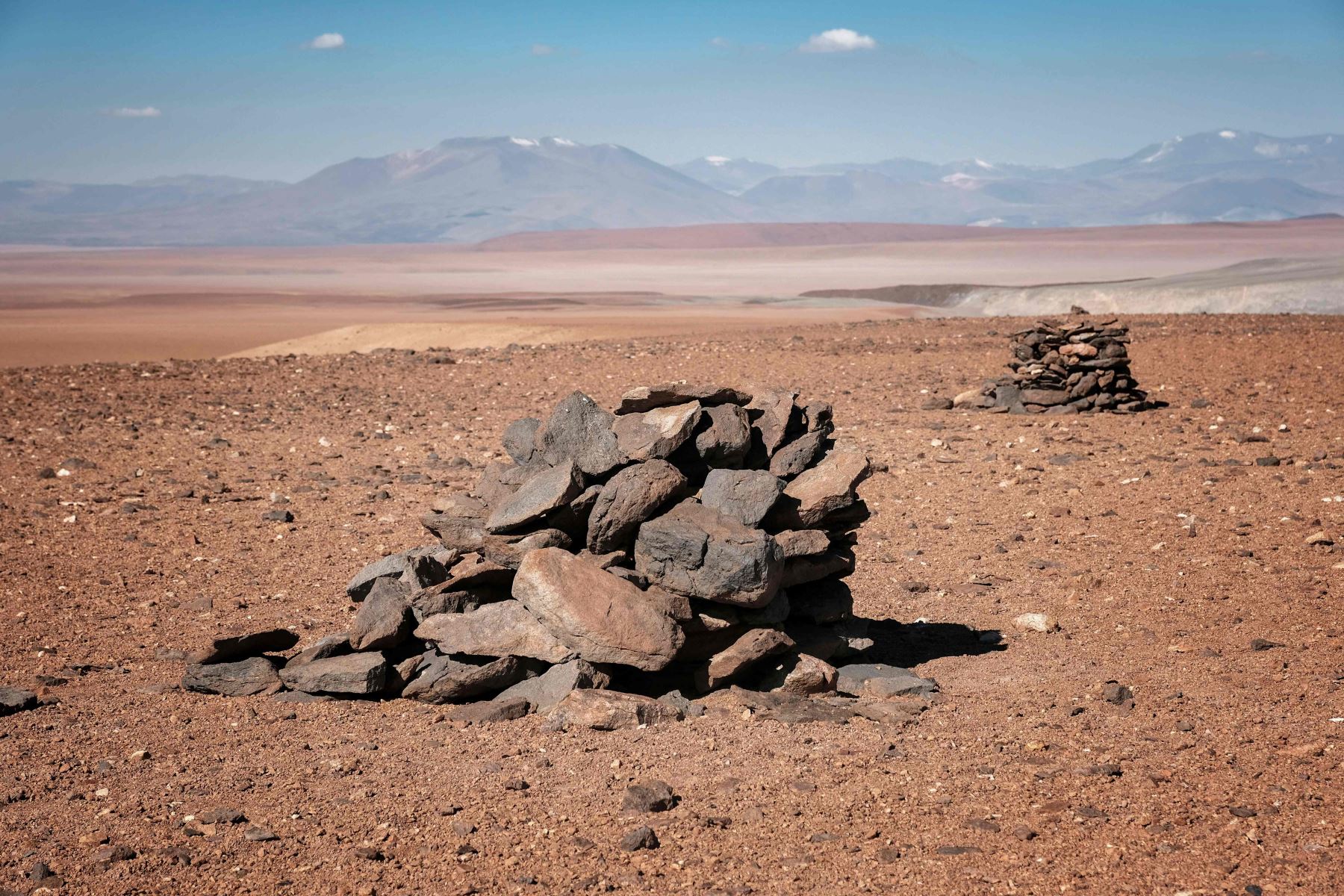 Calendario inca en el desierto de Atacama Foto: AFP