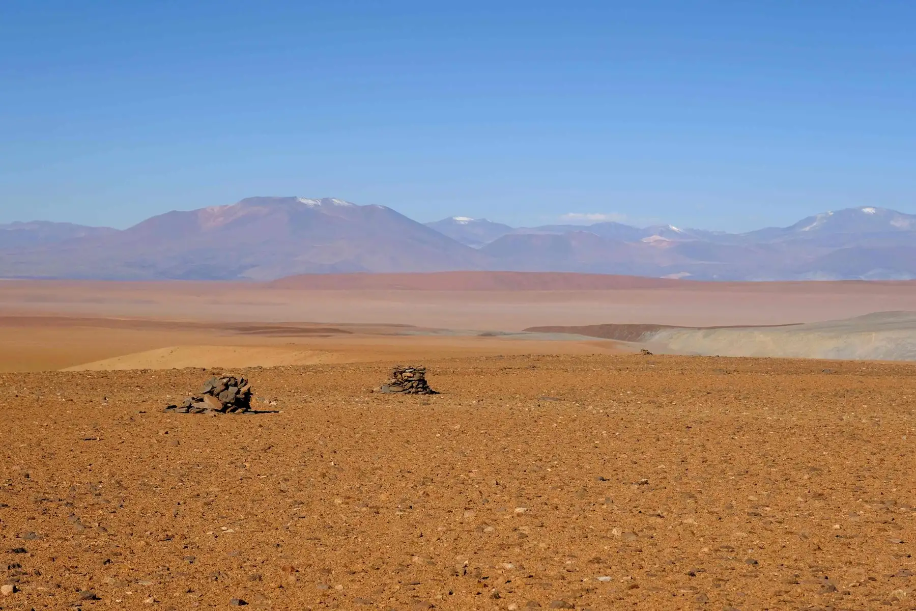 Calendario inca en el desierto de Atacama Foto: AFP