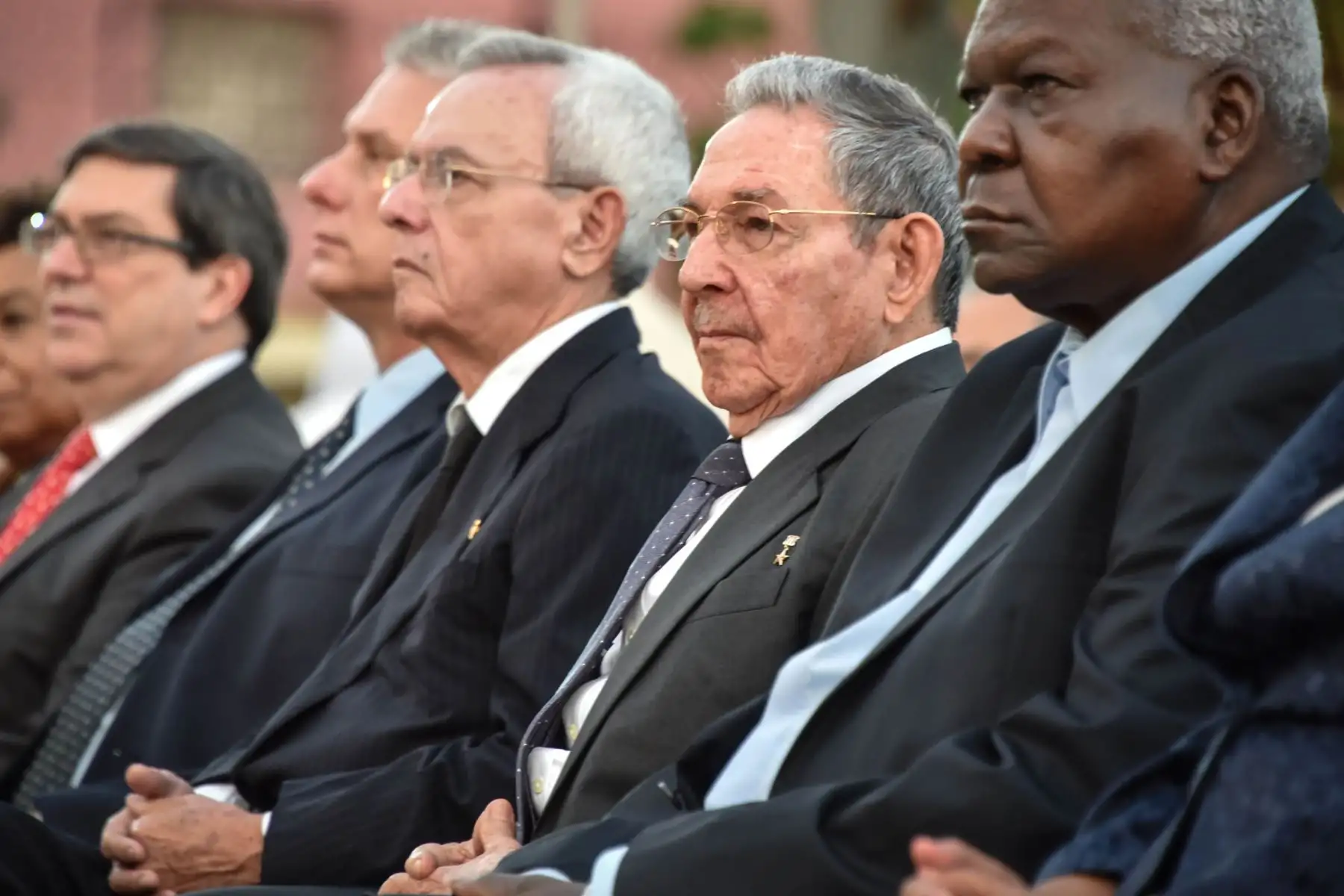 Raúl Castro asiste a la inauguración de una escultura del Héroe Nacional José Martí en su 165 ° aniversario, en La Habana, el 28 de enero de 2018. Foto: AFP