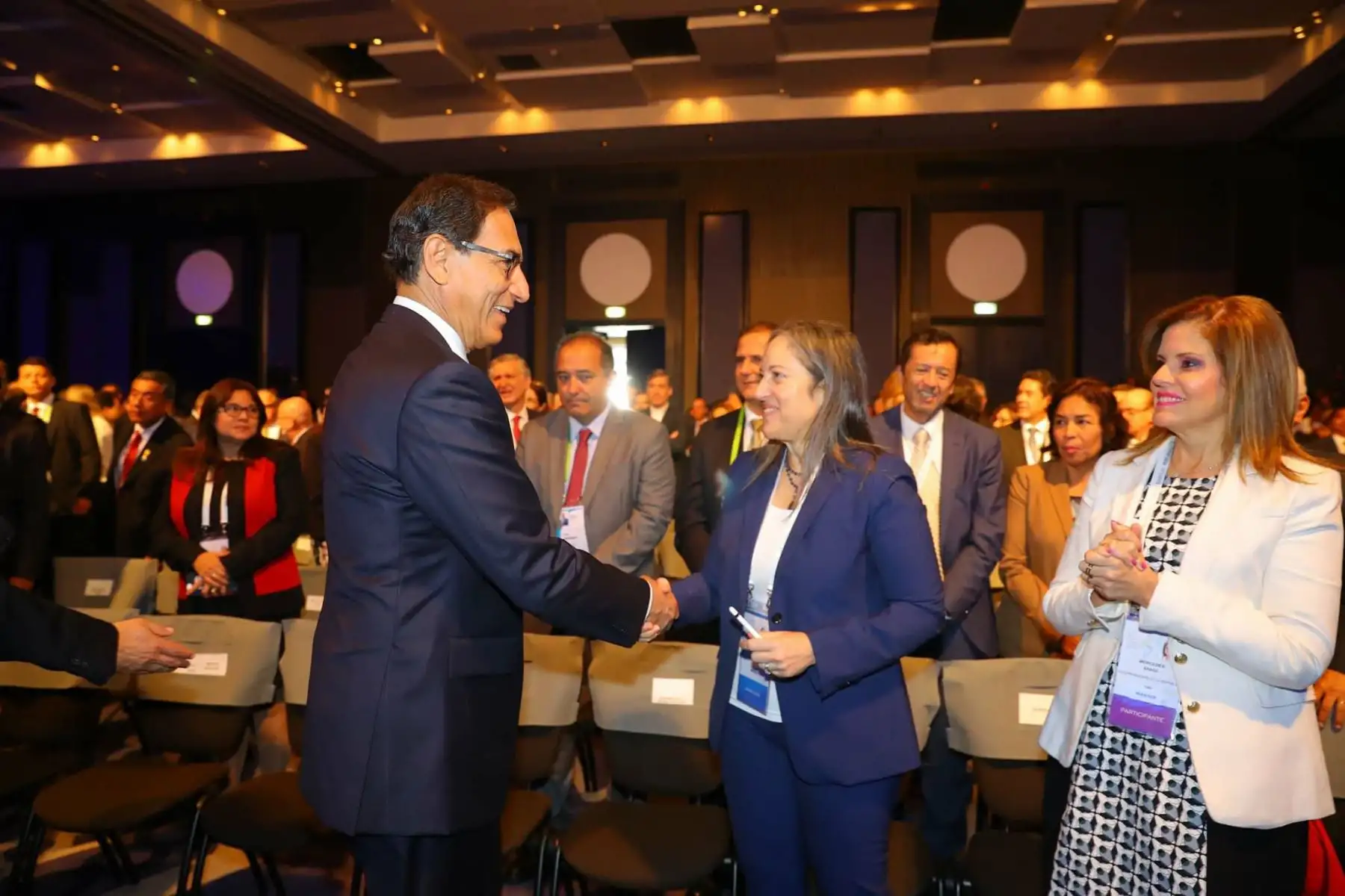 El presidente Martín Vizcarra inaugura la III Cumbre Empresarial de las Américas, actividad efectuada en el marco de la VIII Cumbre de las Américas. Foto: ANDINA/ Prensa Presidencia