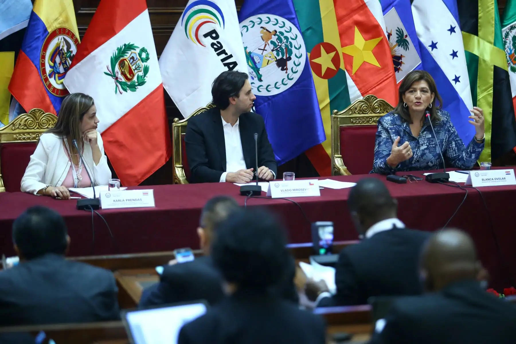 En el III Encuentro de ParlAméricas se inicia la sesión con el tema: "Lineamientos para desarrollar planes de acción del Parlamento Abierto. Foto: ANDINA/Melina Mejía.