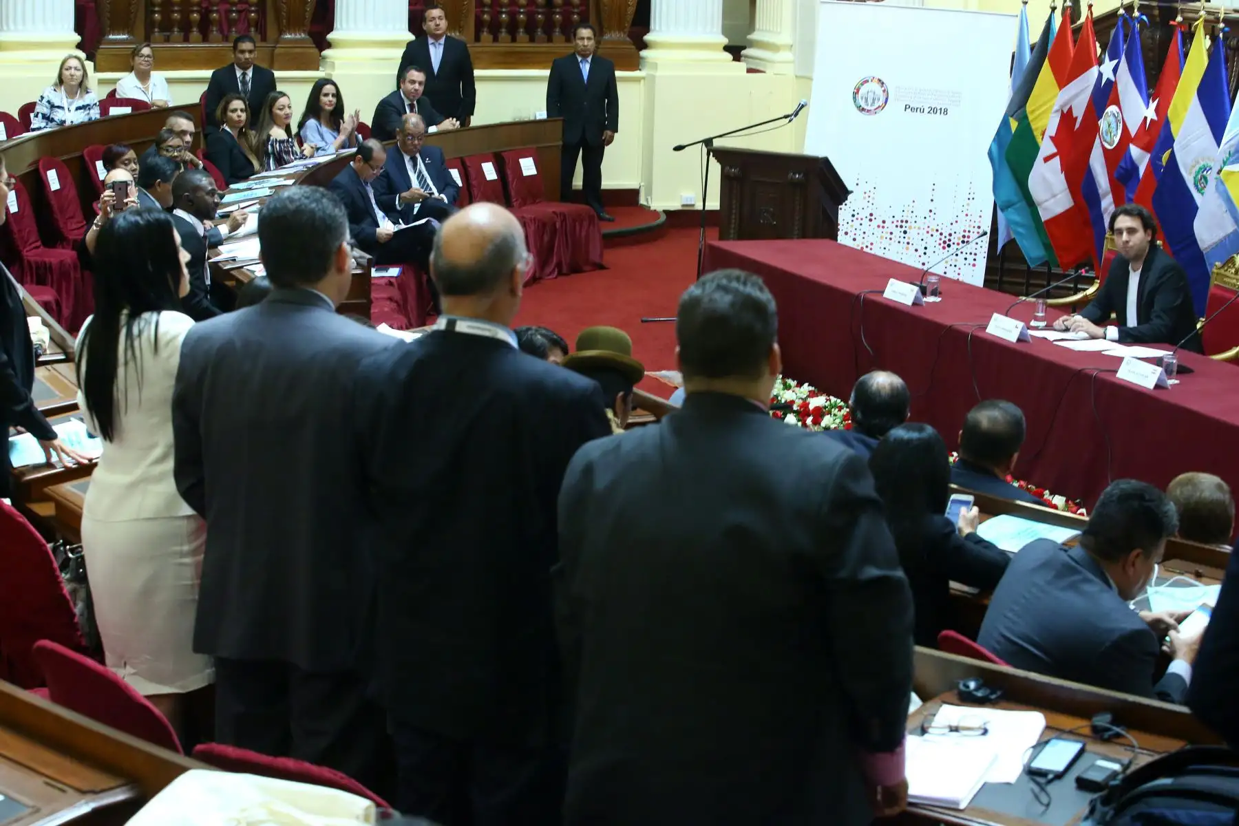 III Encuentro de ParlAméricas se realiza en el Congreso de la República en el marco de la VIII Cumbre de las Américas. Foto: ANDINA/Melina Mejía.