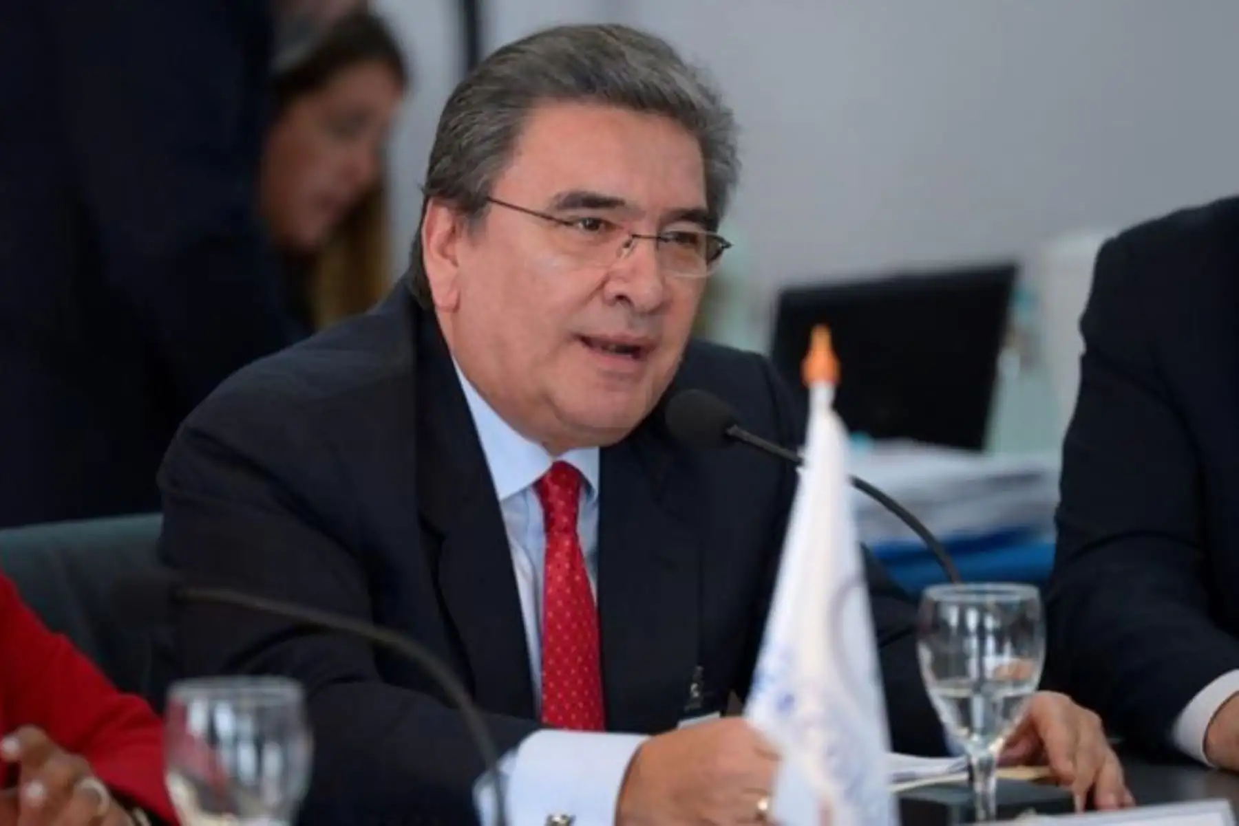 Vicepresidente del Parlamento Andino, rolando Souza. Foto: Parlamento Andino.