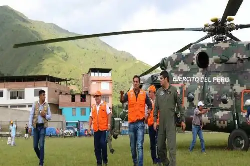 La Libertad: autoridades sobrevuelan zonas de alto riesgo por lluvias