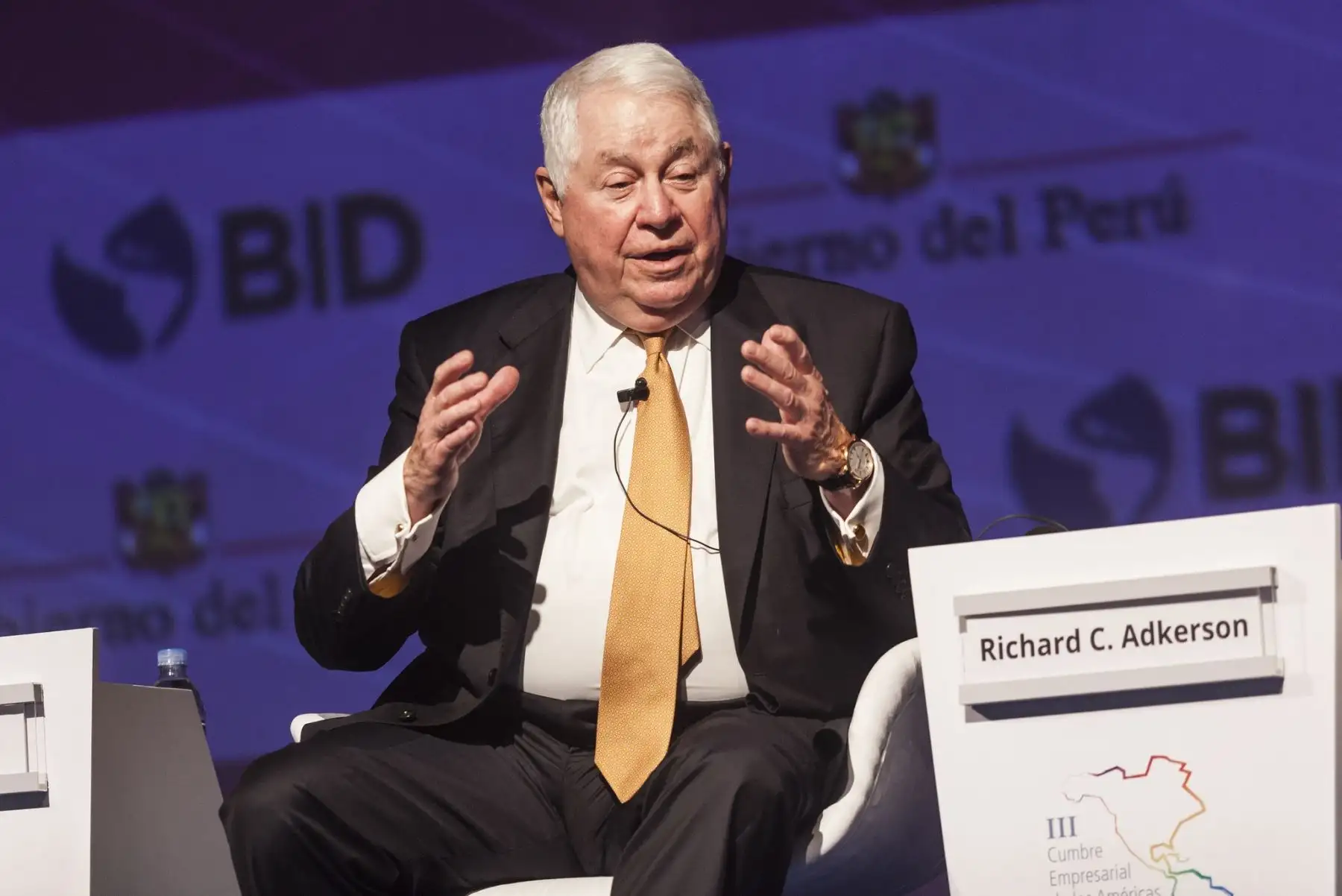 Director ejecutivo de Freeport-McMoRan Inc, Richard Adkerson. Foto: BID.