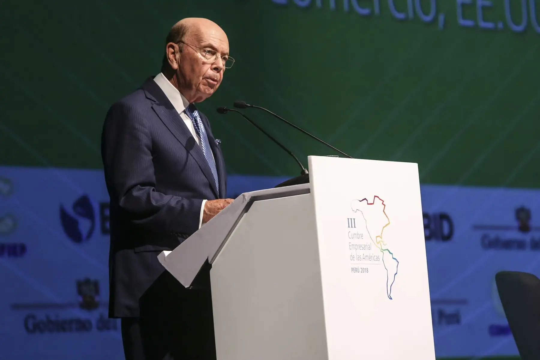 Secretario de Comercio de Estados Unidos, Wilbur Ross. Foto: BID.