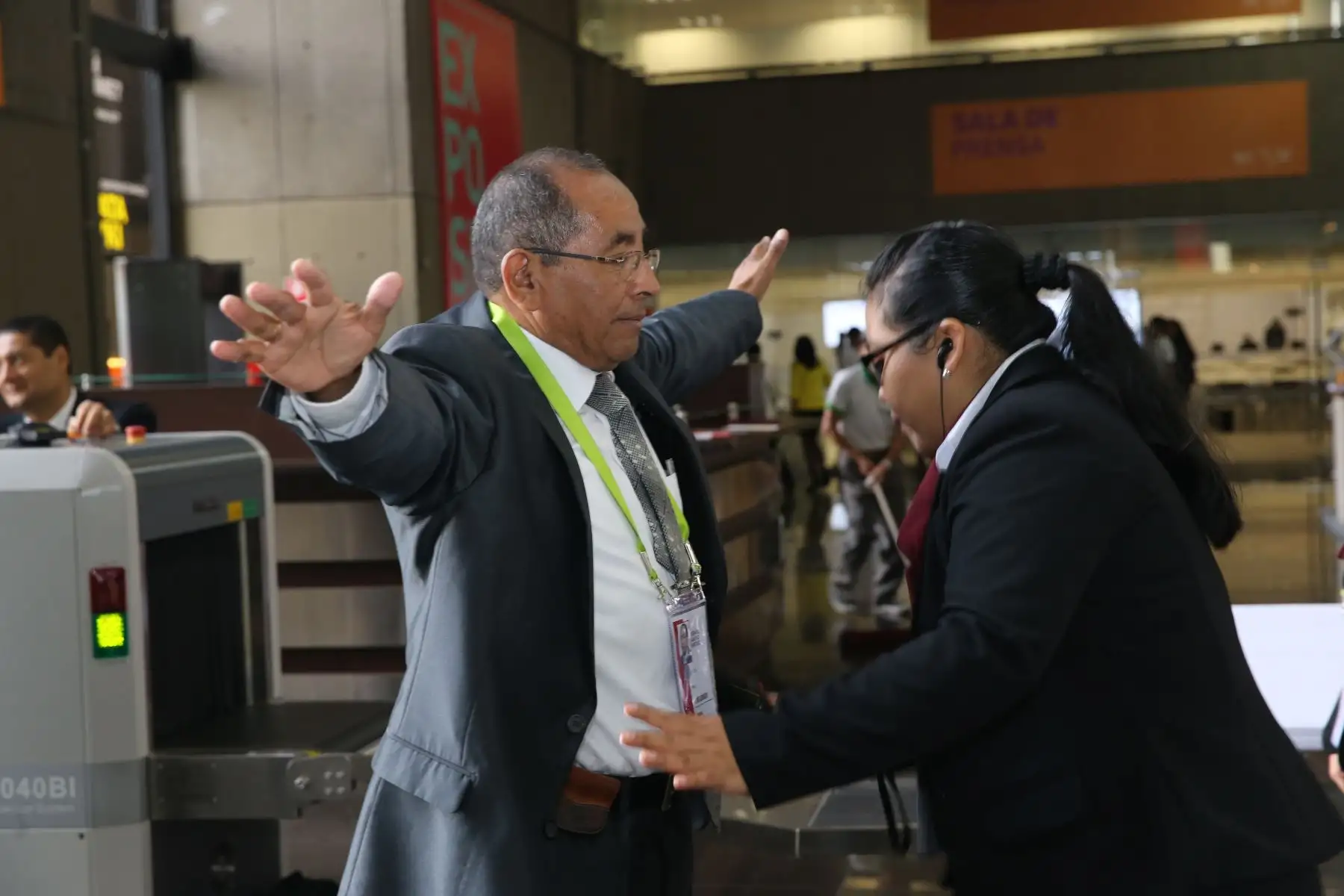 Medidas de seguridad en el Centro de Convenciones de Lima por la VIII Cumbre de Las Américas. Foto: ANDINA/Norman Córdova.