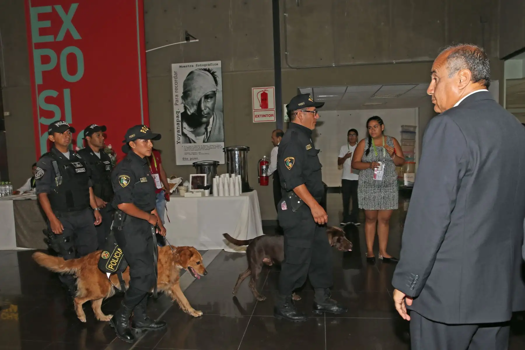 Medidas de seguridad en el Centro de Convenciones de Lima por la VIII Cumbre de Las Américas. Foto: ANDINA/Norman Córdova.
