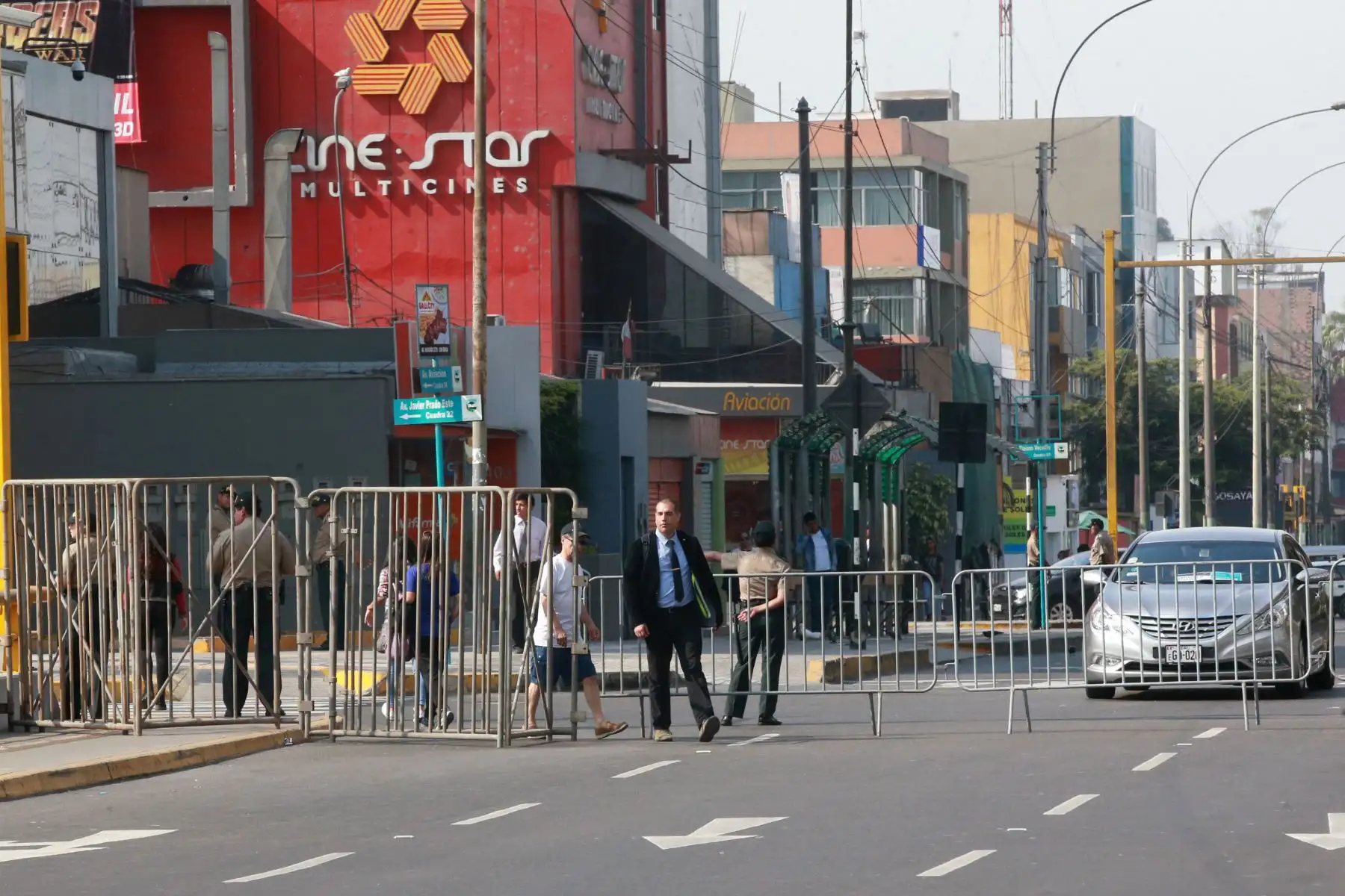 Medidas de seguridad en el Centro de Convenciones de Lima por la VIII Cumbre de Las Américas. Foto: ANDINA/Carlos Lezama.