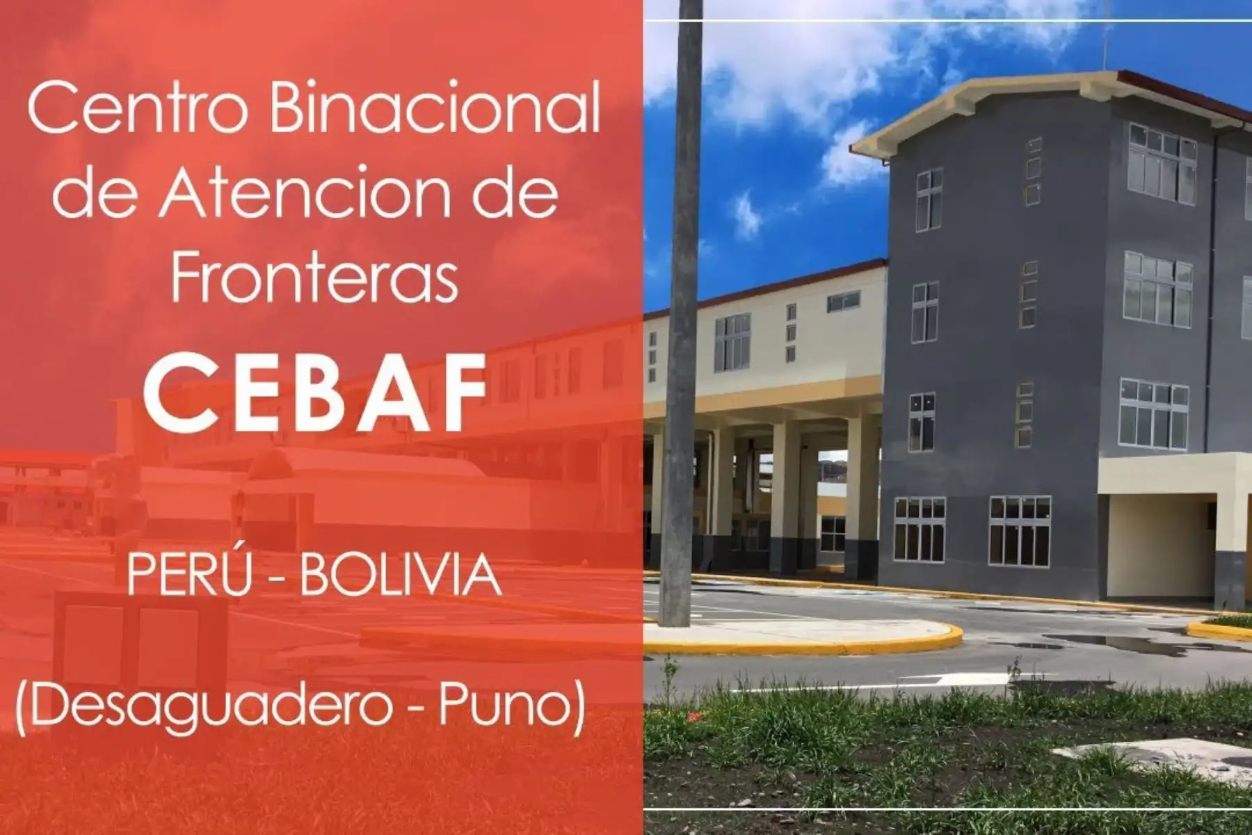 Perú y Bolivia agilizarán el control fronterizo con nuevo centro de atención.