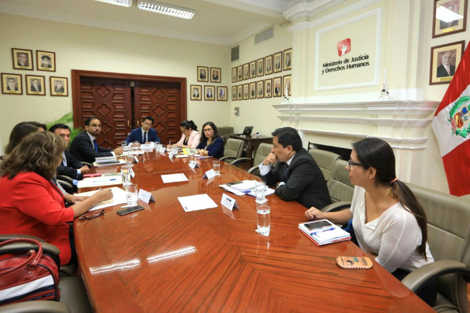 El Ministerio de Justicia organizó mesa de trabajo donde se evaluaron acciones en favor de los Awajún y Wampis. ANDINA/Difusión