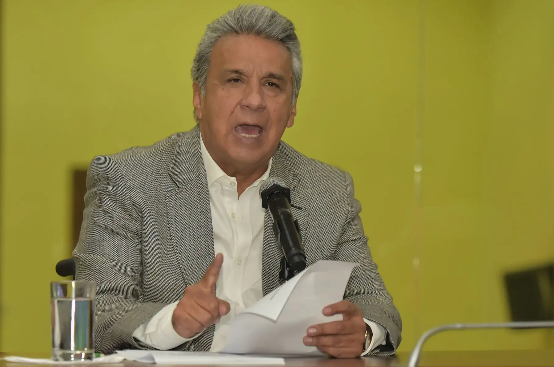 Presidente de Ecuador, Lenin Moreno Foto: AFP