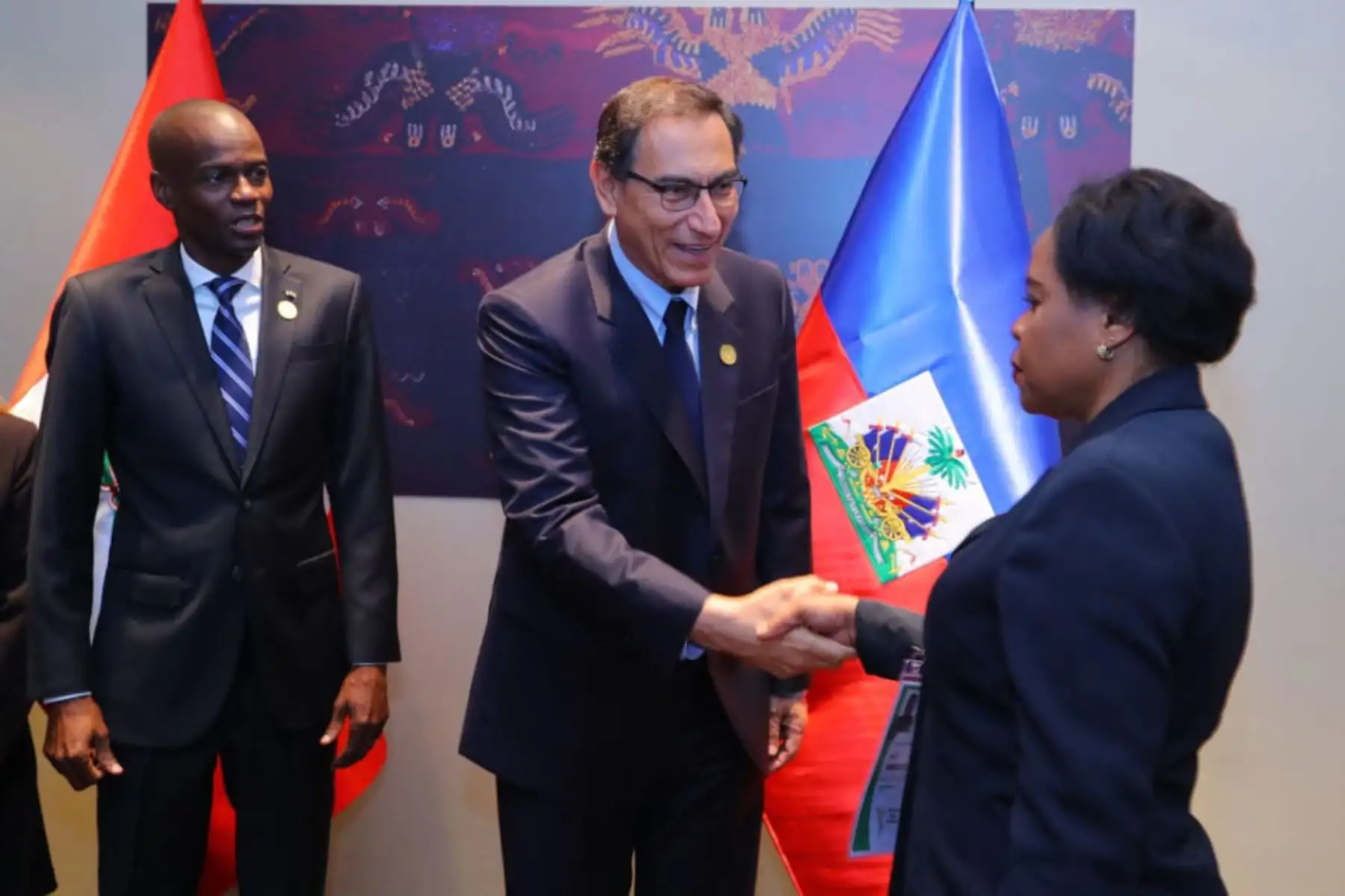 Mandatarios de Perú y Haití sostienen reunión bilateral. Foto: ANDINA/Prensa Presidencia
