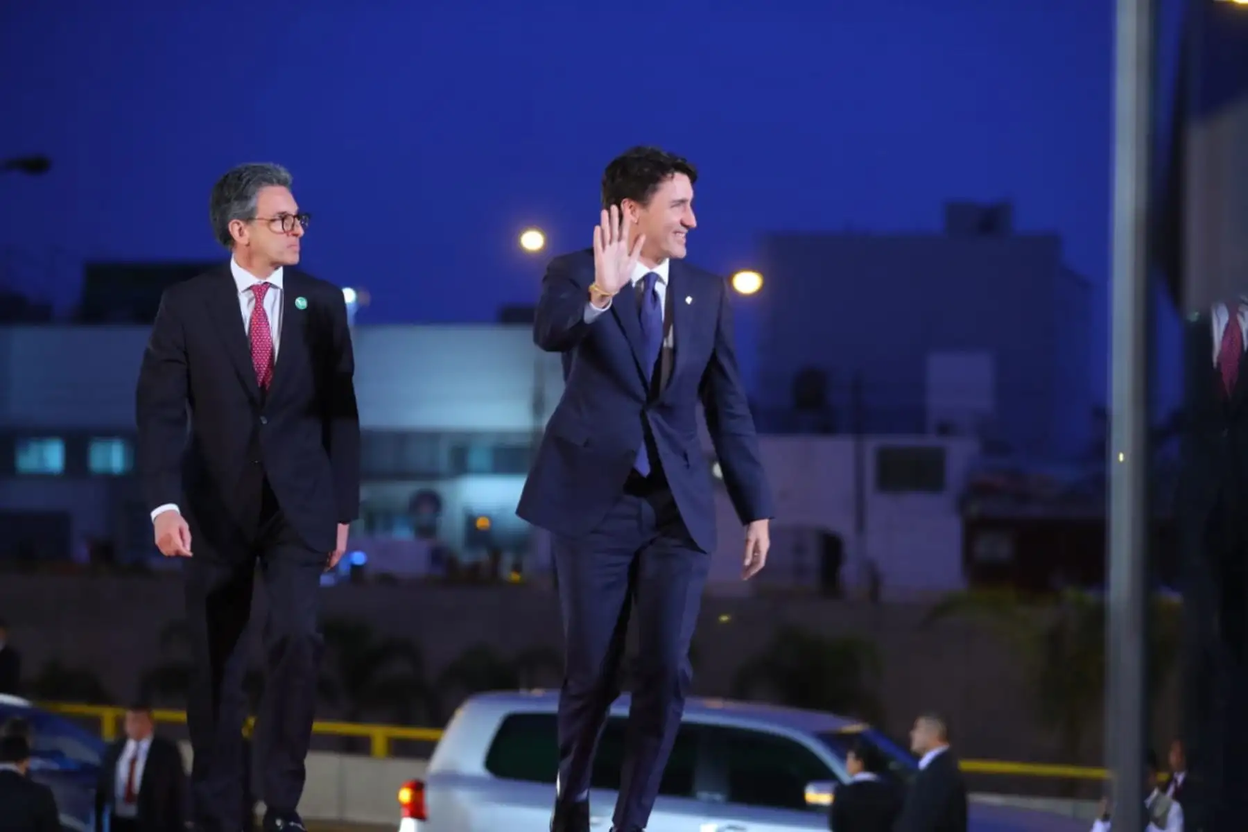 Primer ministro de Canadá, Justin Trudeau, a su llegada a la sede de la  VIII Cumbre de las Américas. Foto: ANDINA/Jhony Laurente.