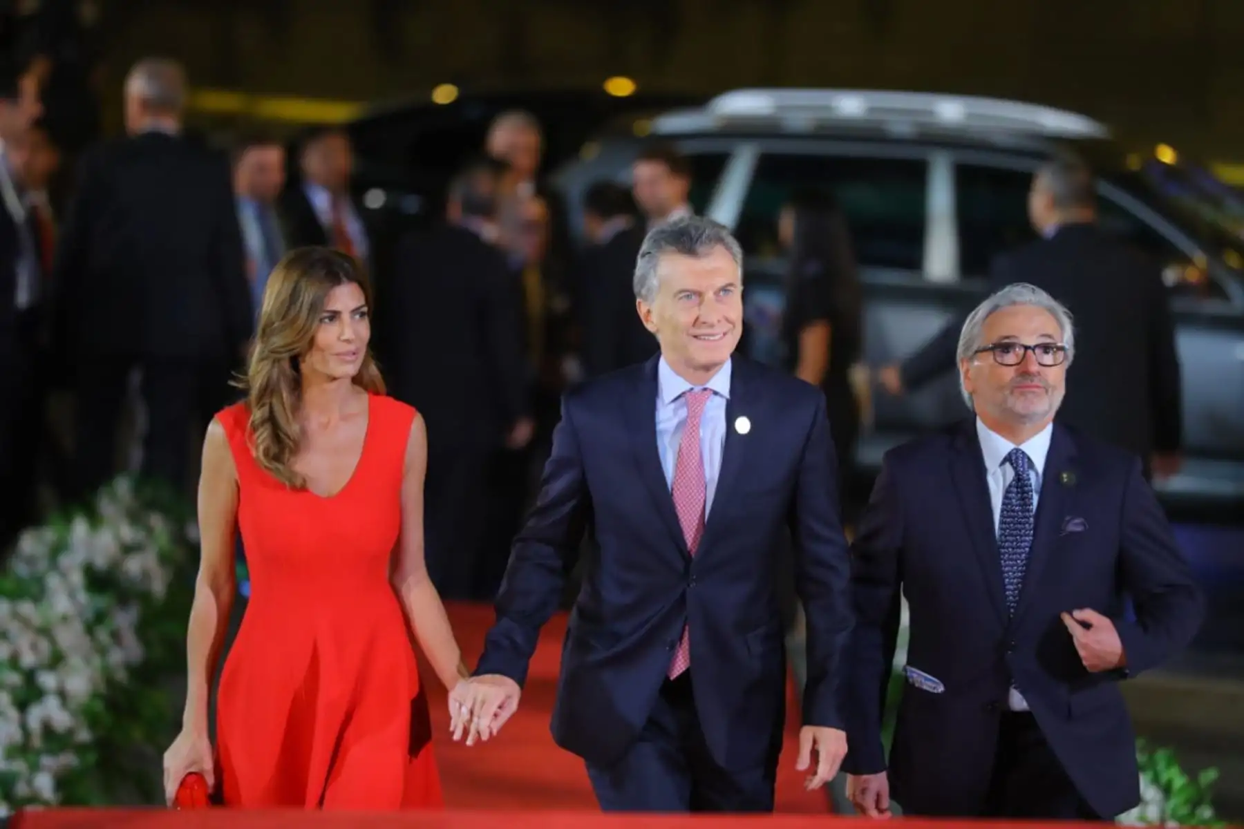 Presidente de Argentina, Mauricio Macri a su llegada a la Sede de la  VIII Cumbre de Las Américas  . Foto: ANDINA/Prensa Presidencia