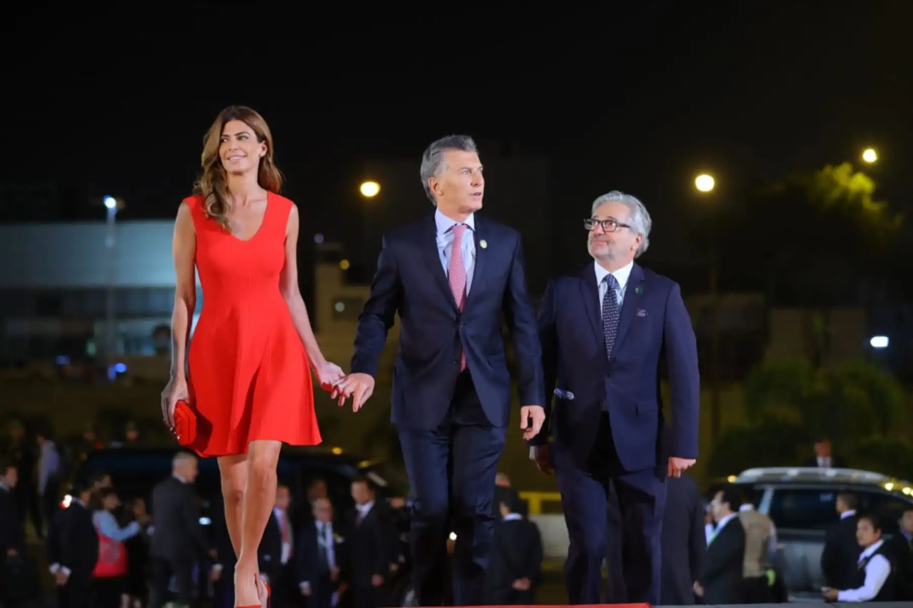 Presidente de Argentina, Mauricio Macri a su llegada a la Sede de la  VIII Cumbre de Las Américas  . Foto: ANDINA/Prensa Presidencia