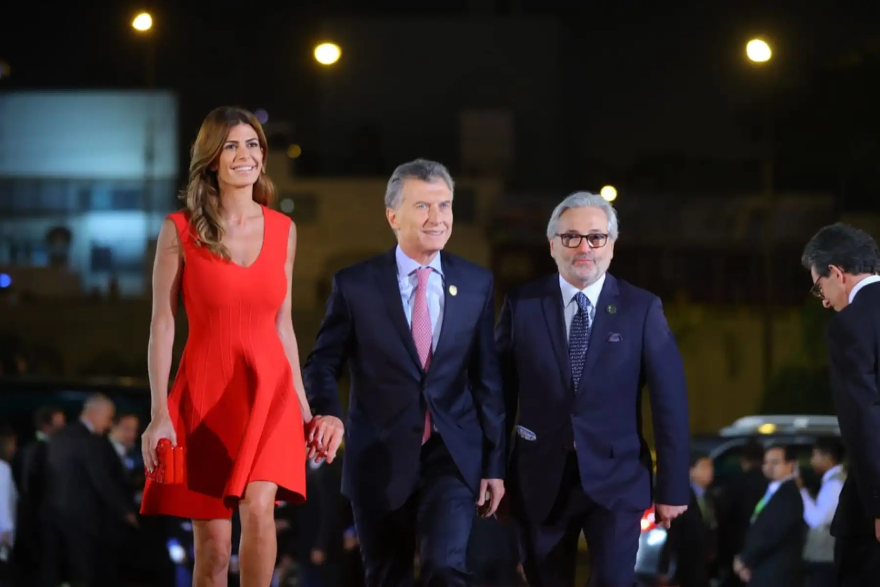 Presidente de Argentina, Mauricio Macri a su llegada a la Sede de la  VIII Cumbre de Las Américas  . Foto: ANDINA/Prensa Presidencia