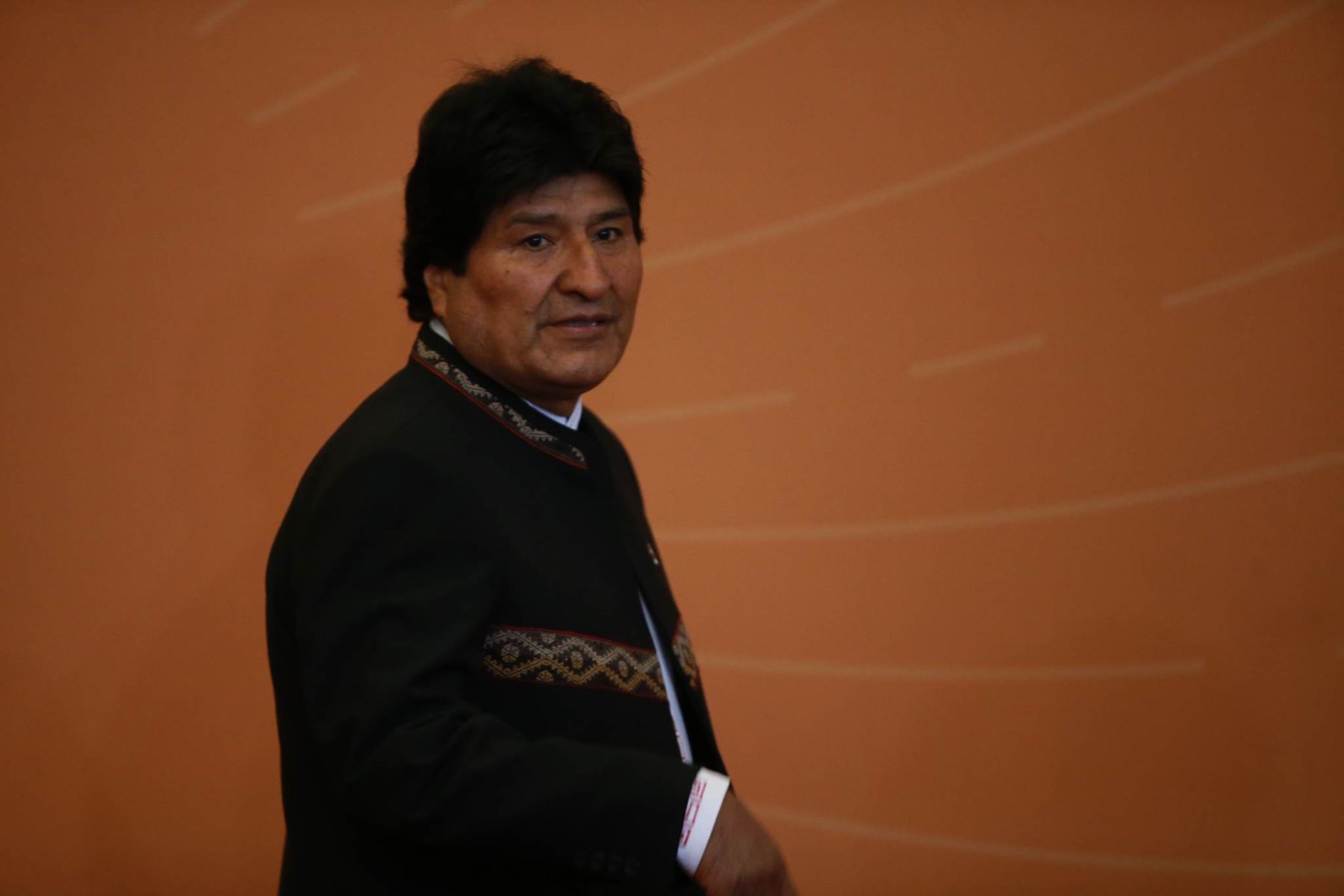 Presidente de Bolivia, Evo Morales. Foto: ANDINA/Jhony Laurente.