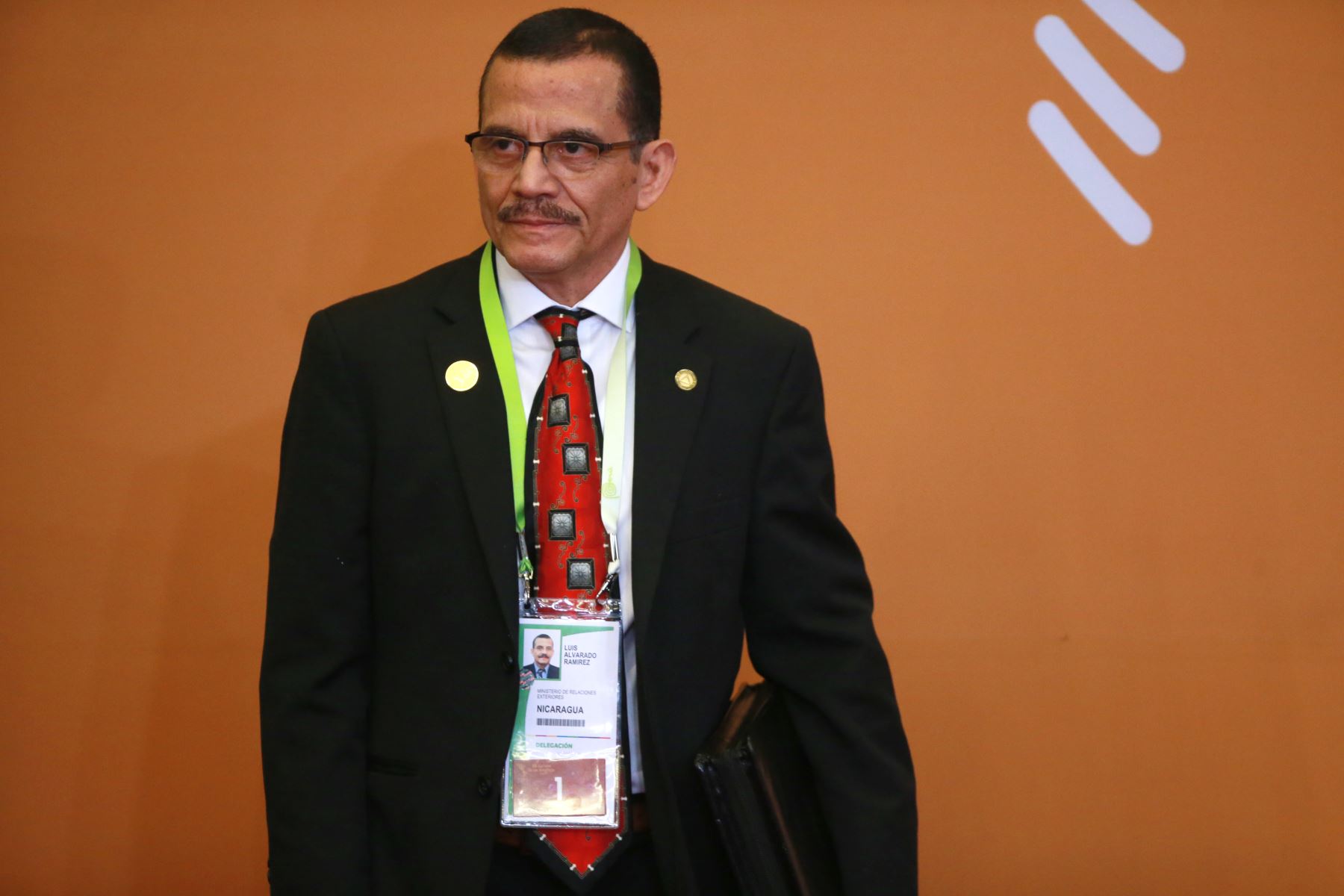 Ministro de Relaciones Exteriores de Nicaragua, Luis Alvarado. Foto: ANDINA/Jhony Laurente.