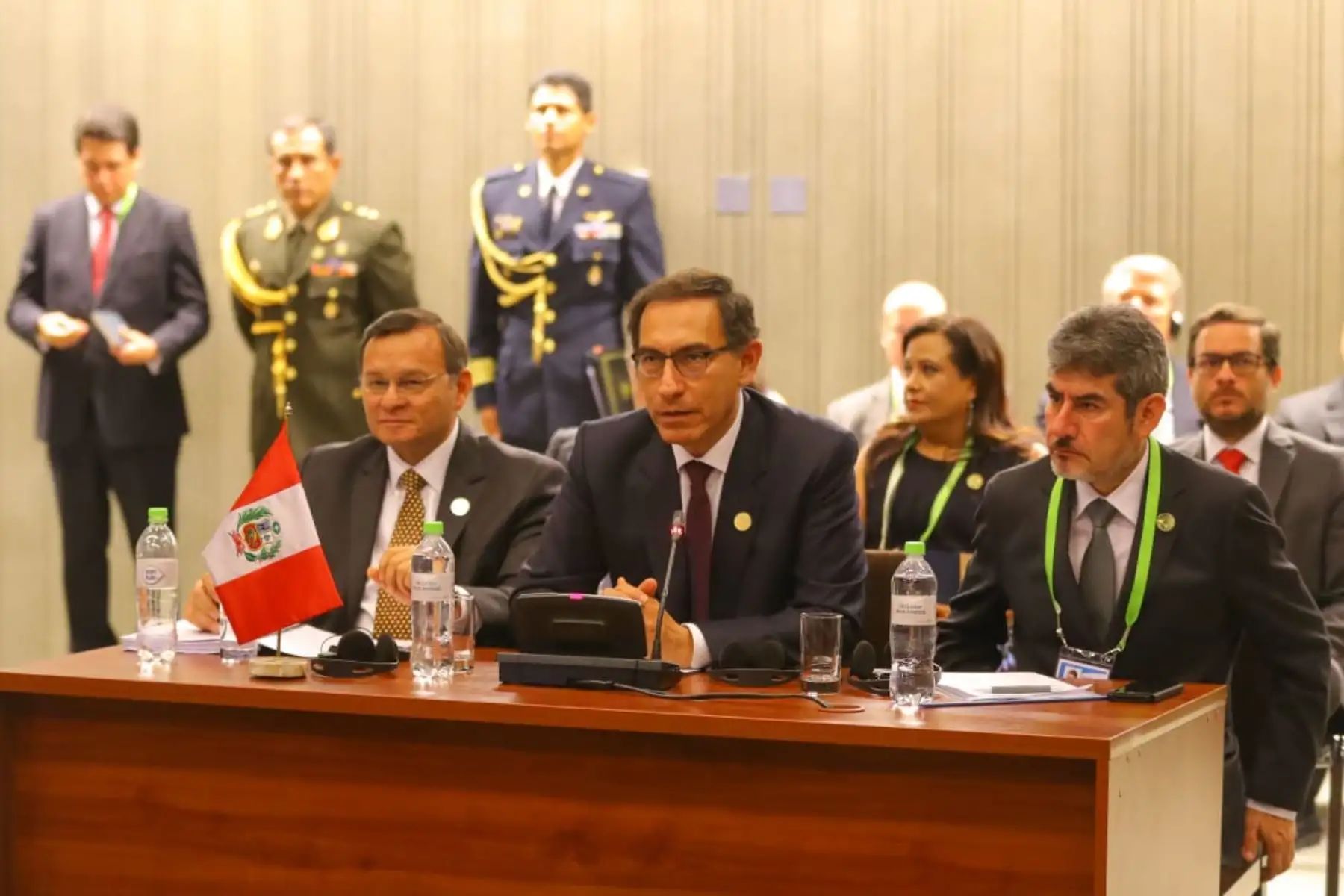 Presidente Martín Vizcarra y sus homólogos de Chile, Colombia y México, que integran la Alianza del Pacífico, sostuvieron una reunión de trabajo con el primer ministro de Canadá, Justin Trudeau. Foto: ANDINA/Prensa Presidencia