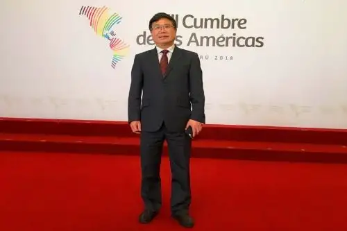 El director general del Departamento de América Latina y el Caribe del Ministerio de Relaciones Exteriores de China, Zhao Bentang.