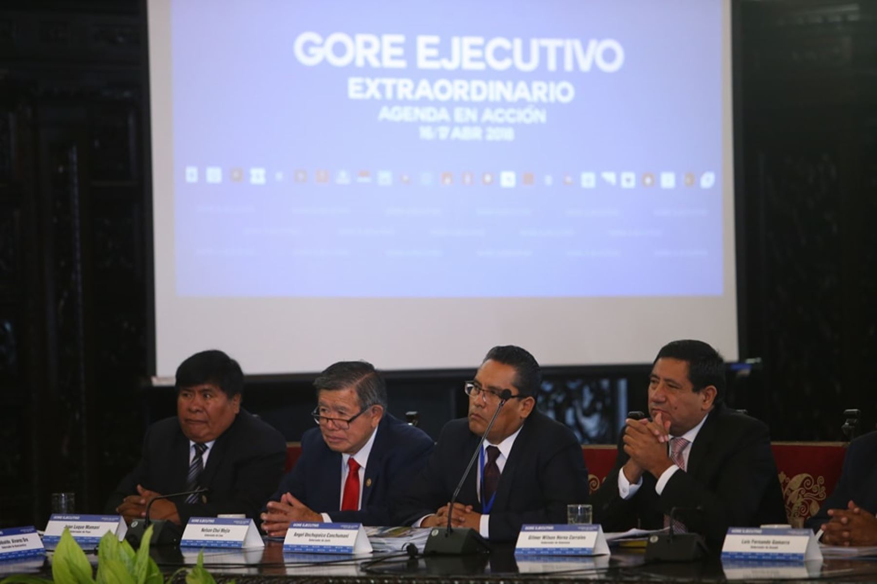 Presidente Martín Vizcarra lidera la última jornada del Gore-Ejecutivo Extraordinario. Foto: ANDINA/Prensa Presidencia.