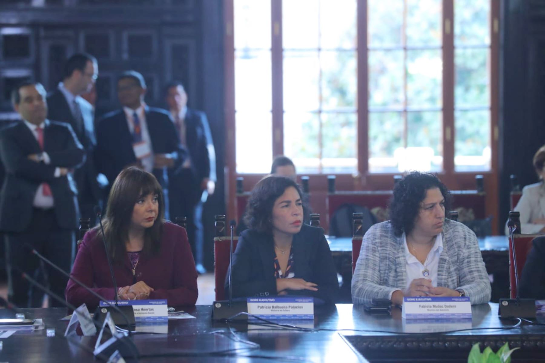 Reunión extraordinaria del Gore-Ejecutivo, espacio de articulación entre autoridades del Poder Ejecutivo y los gobernadores regionales. Foto: ANDINA/Prensa Presidencia.