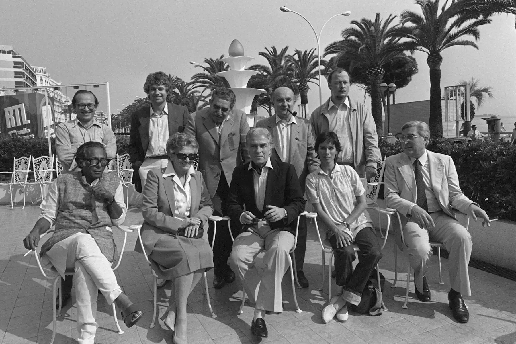 1,982 Gabriel García Márquez durante el Festival Internacional de Cine de Cannes. Foto: AFP