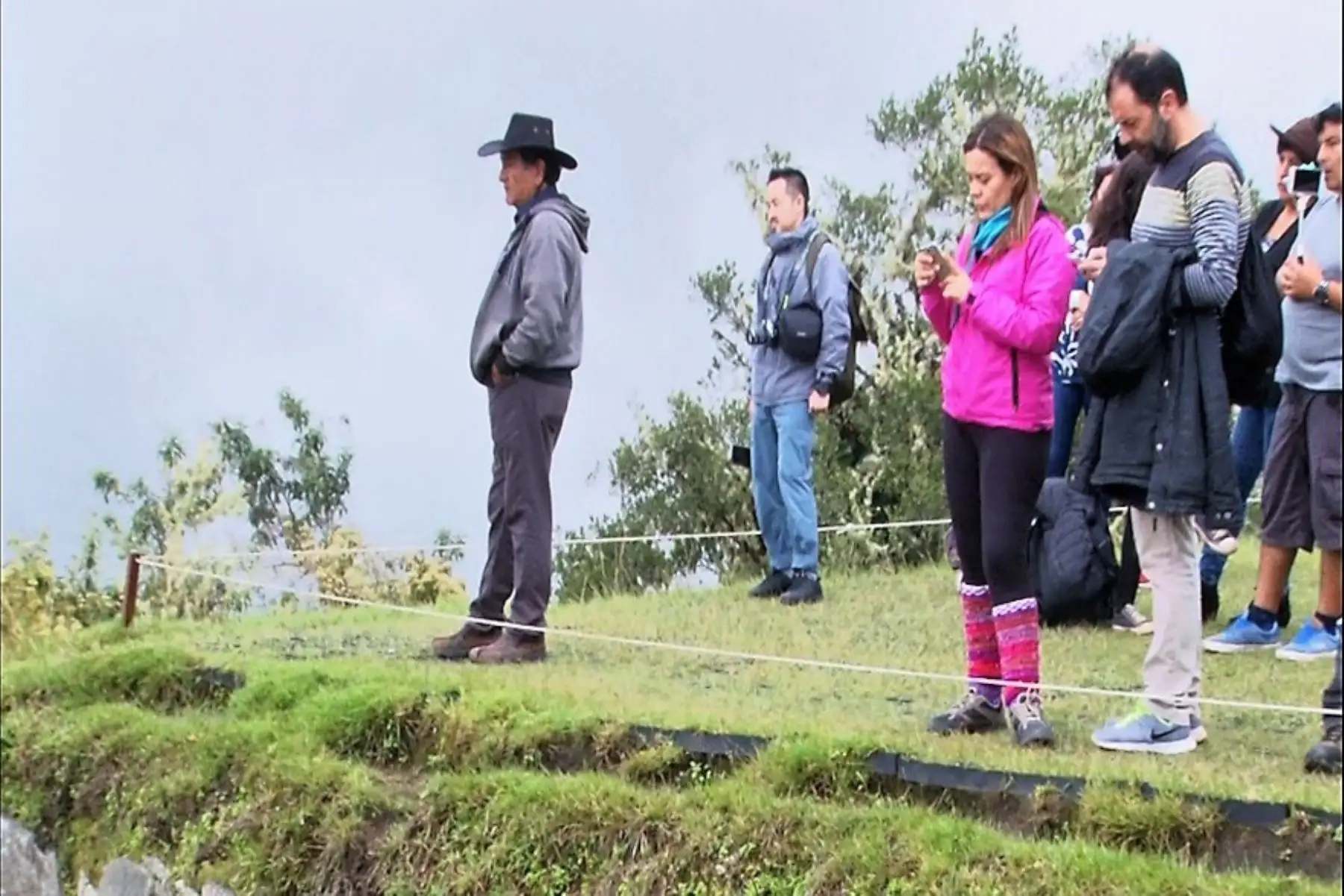 Con pisos especiales reducen el impacto de lluvias en Machu Picchu. ANDINA