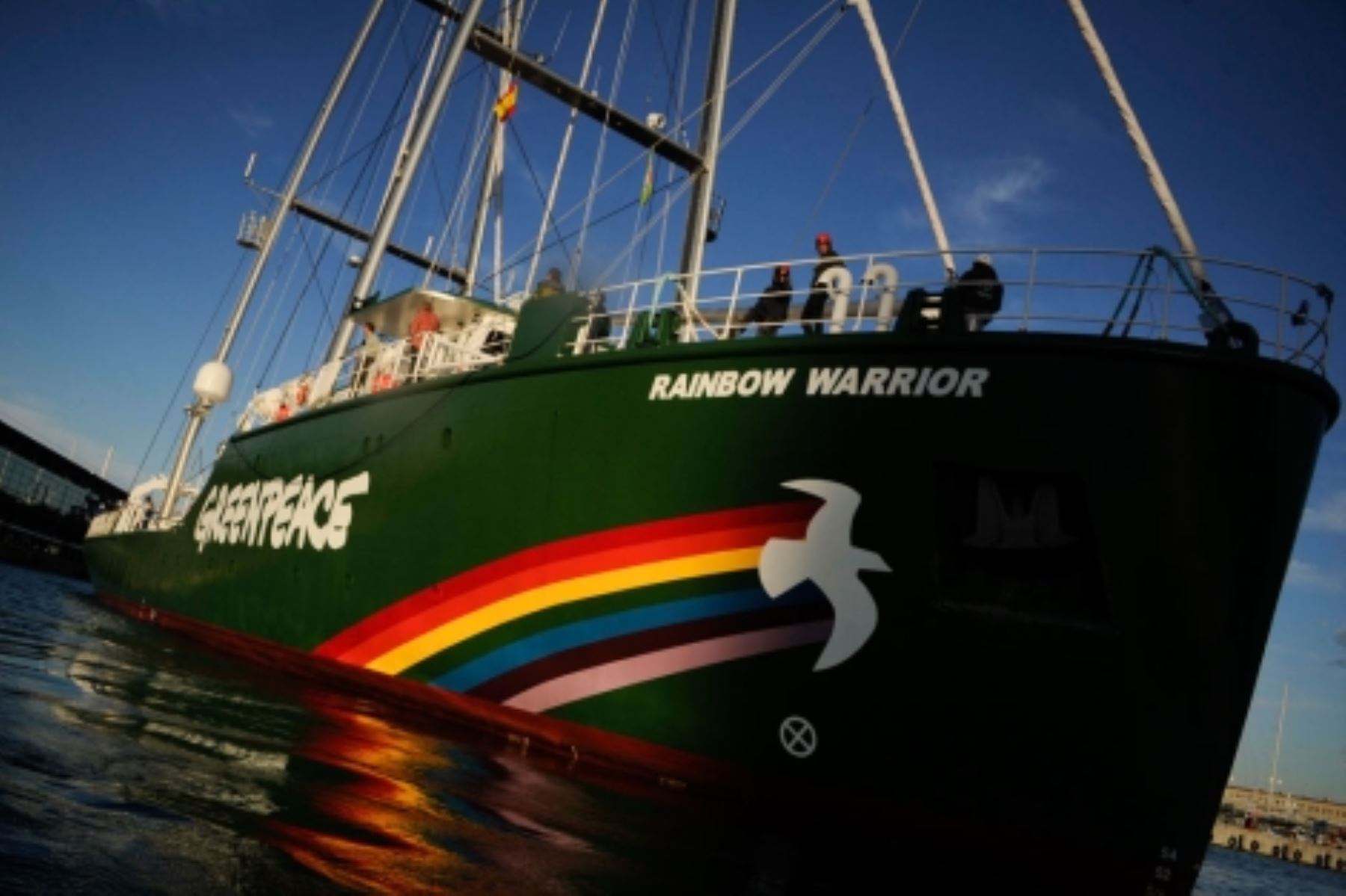 Barco de Greenpeace Foto: AFP
