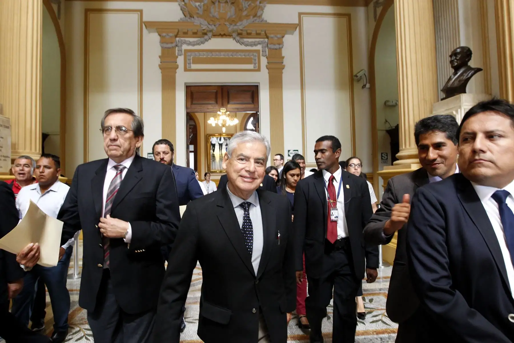 César Villanueva se reúne con la Célula Parlamentaria Aprista. Foto: ANDINA/Dante Zegarra.
