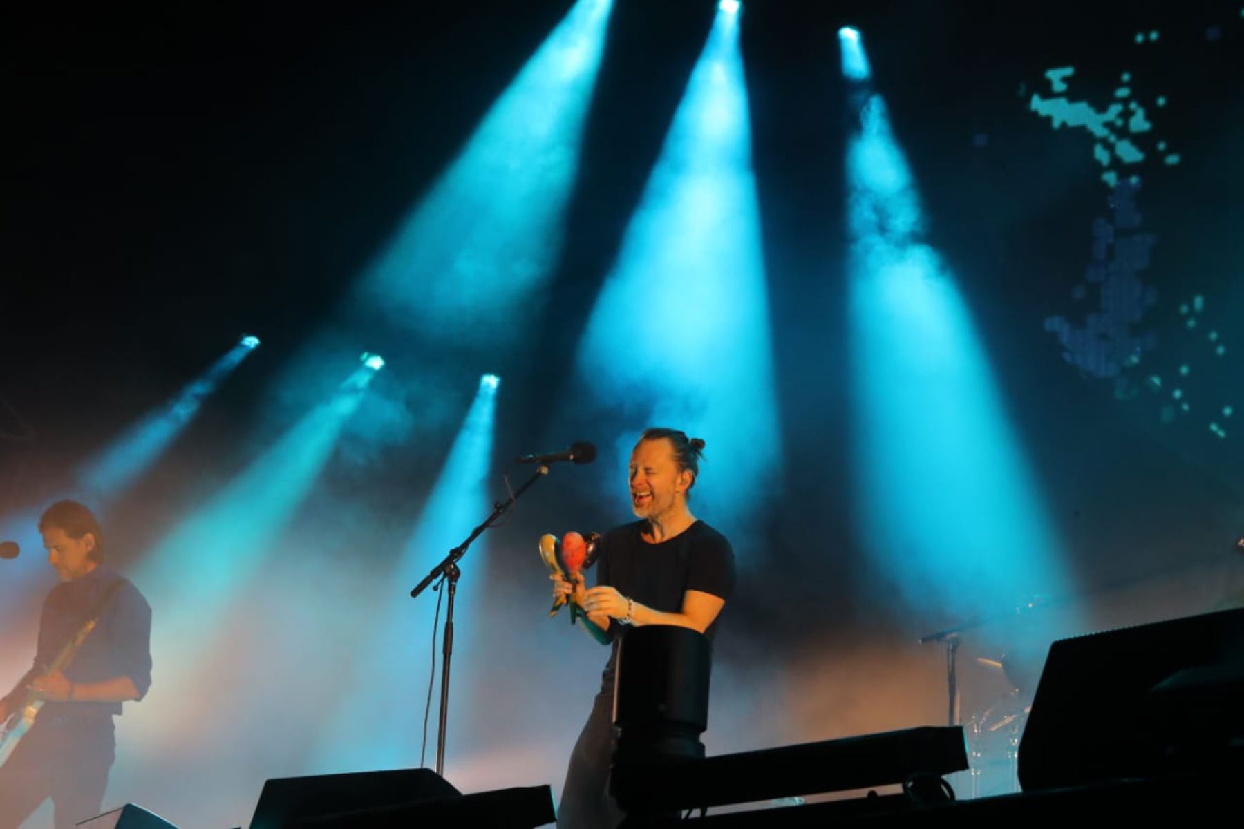 Concierto de Radiohead en el Estadio Nacional.Foto: ANDINA/Andrés Valle