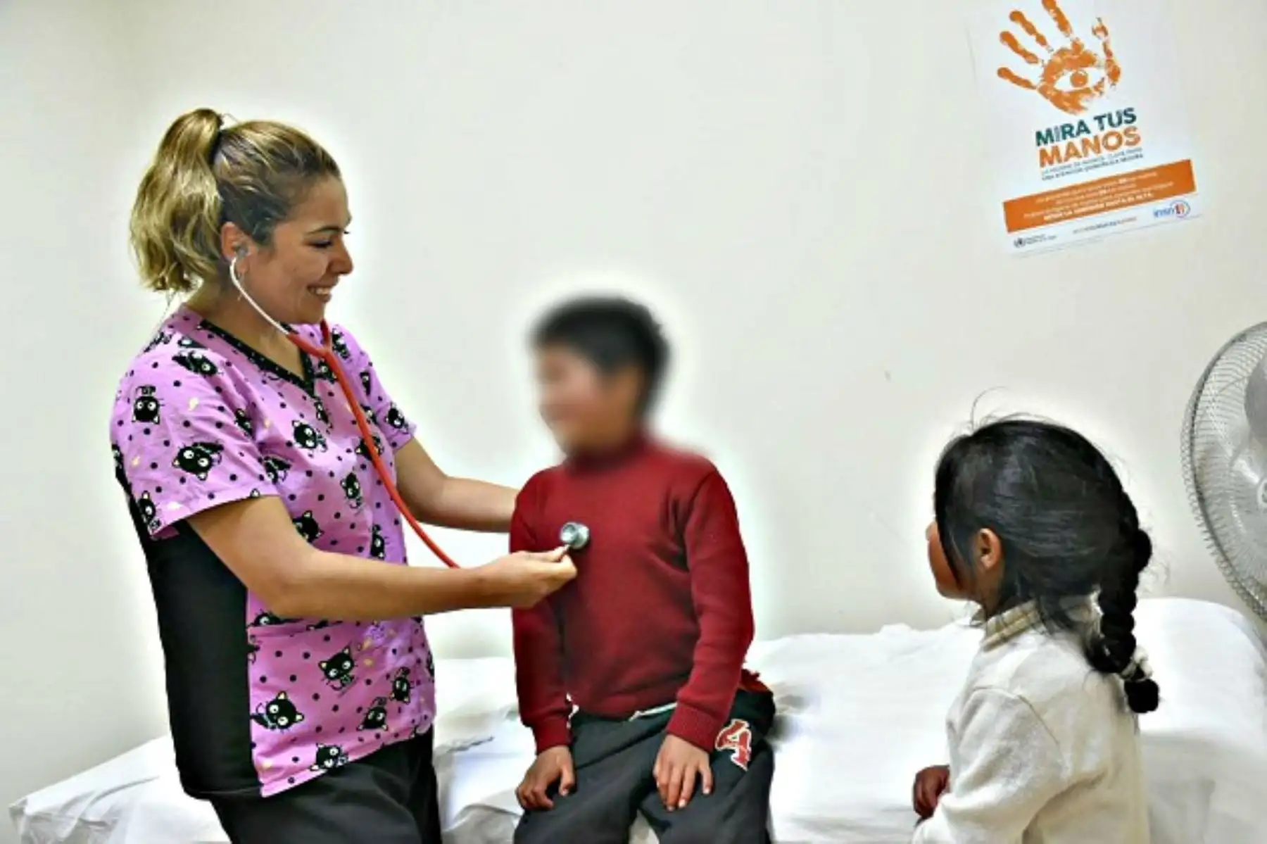 Minsa brinda atención médica integral a niños de Pasco expuestos a contaminación por exposición a metales pesados. ANDINA/Difusión