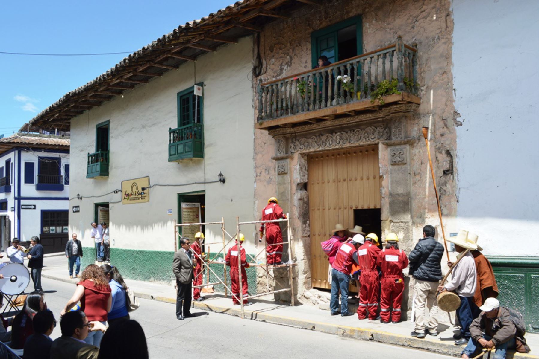 Autoridades inician la restauración de casona colonial en Cajamarca. ANDINA/Eduard Lozano