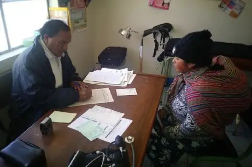 Médicos del Ministerio de Salud evalúan a pobladores de Pasco expuestos a contaminación por metales pesados. ANDINA/Difusión