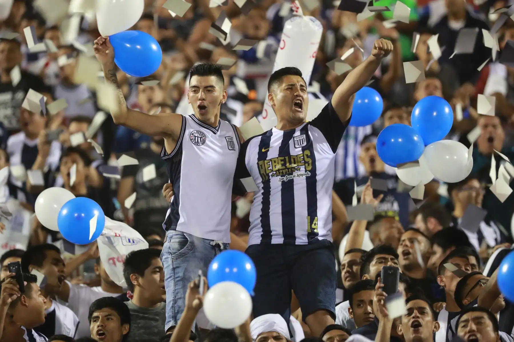 Alianza Lima pierde 2 a 0 con el Junior  de Barranquilla por la Copa Libertadores. Foto: ANDINA/ Carlos Lezama