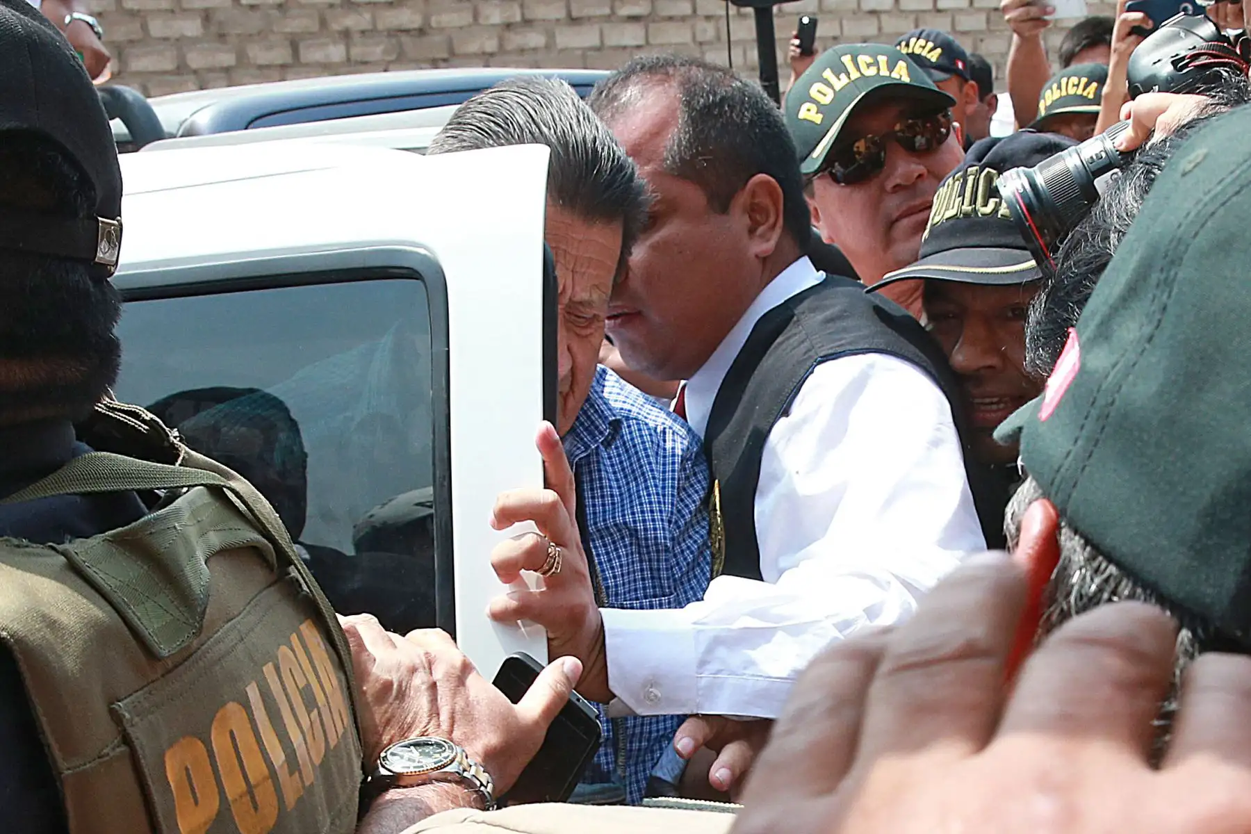Osmán Morote salió de prisión para cumplir arresto domiciliario. Foto: ANDINA/Vidal Tarqui