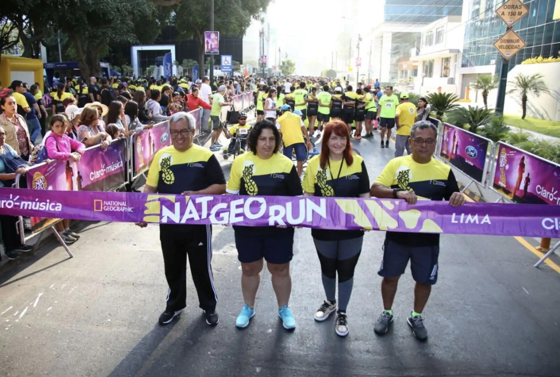 Cruzada por el planeta. Hoy se realizó la carrera Nat Geo Run 2018, en conmemoración del Día de la Tierra. Participó la ministra del Ambiente, Fabiola Muñoz.Foto:ANDINA/Twiter MA