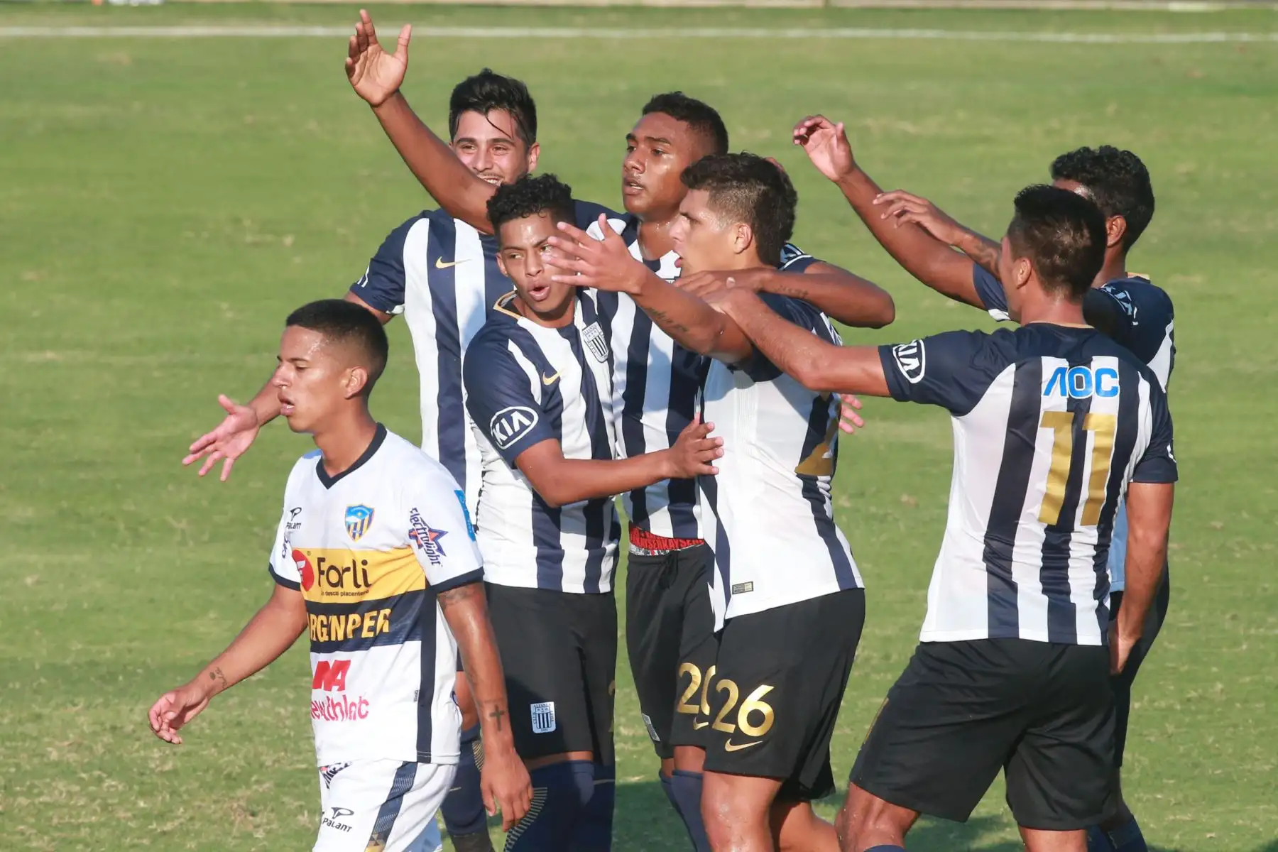 Aldair Fuentes de Alianza Lima Torneo de Verano, vence 1 a 0 a Sport Rosario. ANDINA/Vidal Tarqui