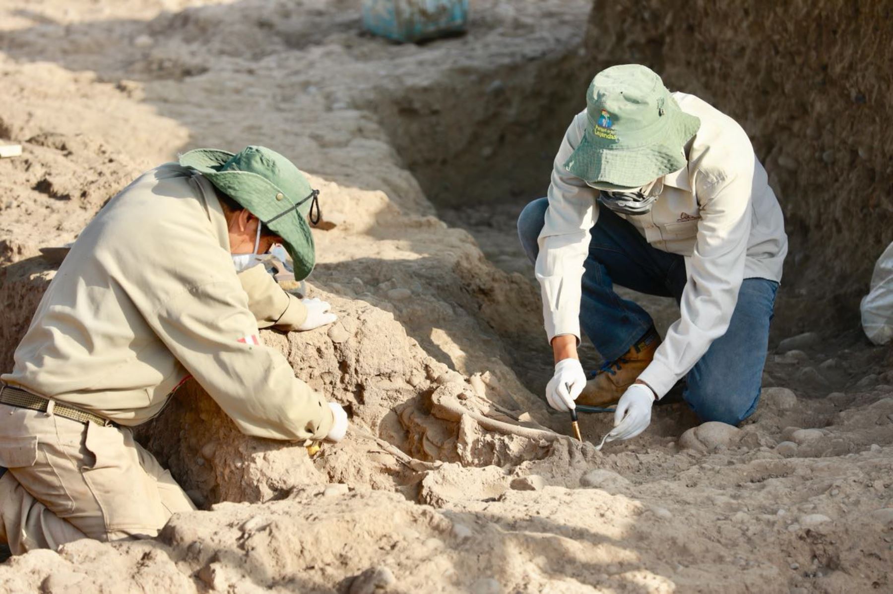 Nuevos hallazgos arqueológicos de la Cultura Lima, en el Parque de las Leyendas. Foto: Andina/difusión.