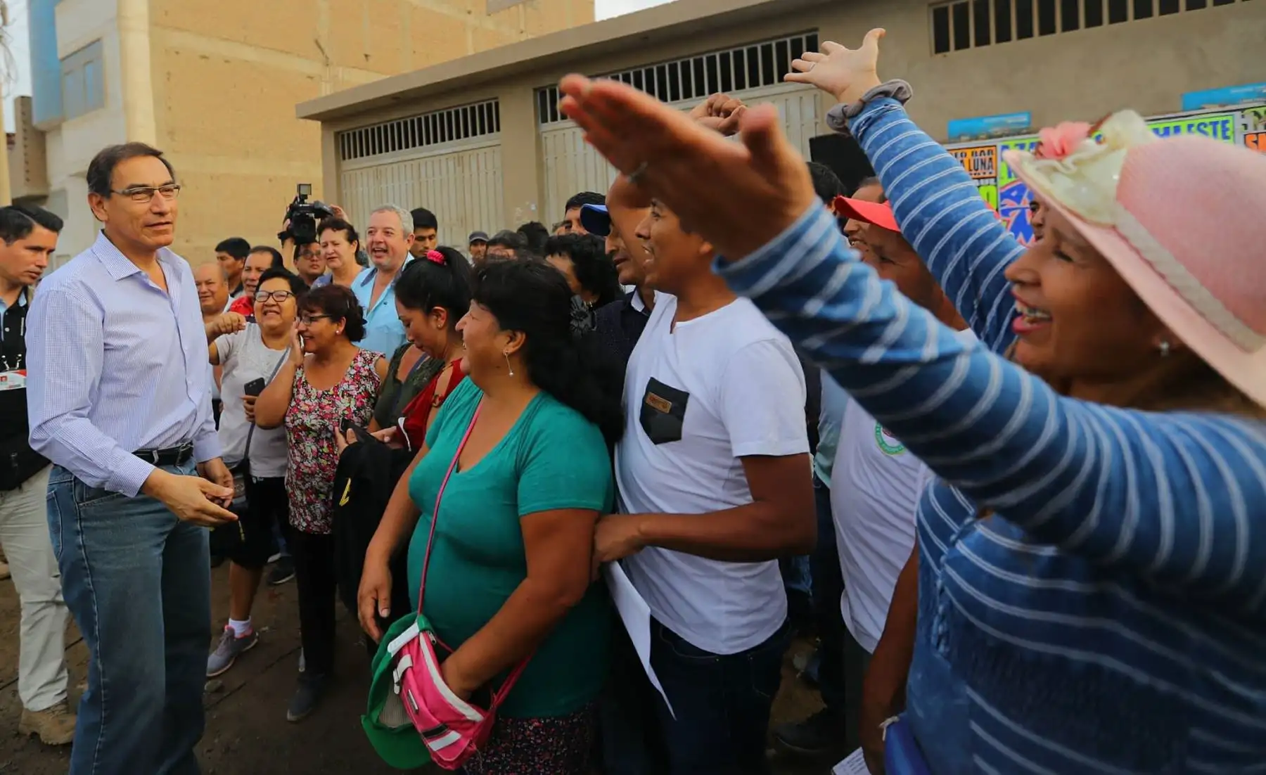 Presidente Martin Vizcarra supervisa puesta en servicio del puente Las Torres, sobre el río Huaycoloro, que une tres centros poblados de San Juan de Lurigancho-Chosica. Foto: ANDINA/Prensa Presidencia
