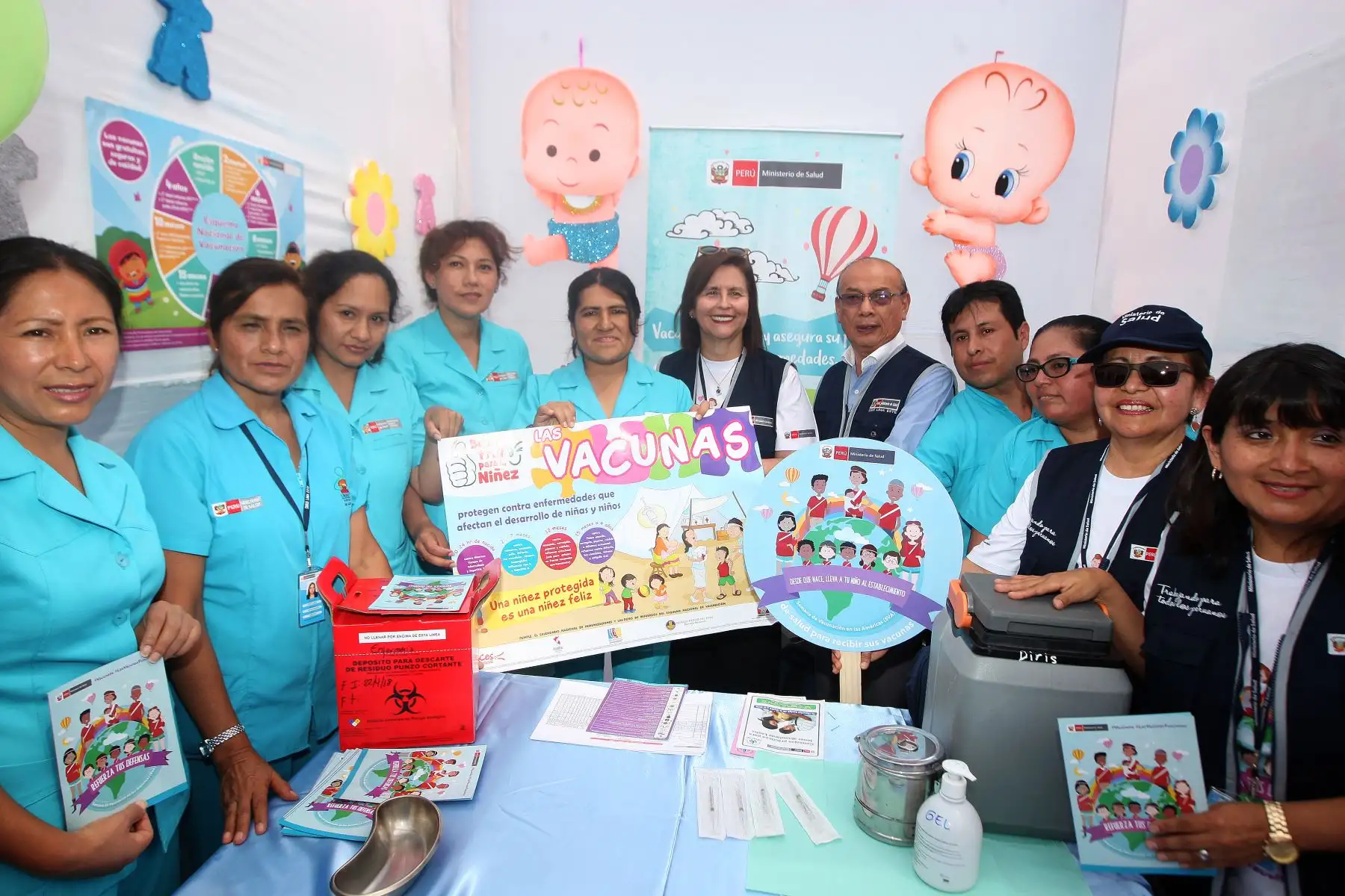 Se aplicarán más de 900 mil dosis para proteger a población contra fiebre amarilla, sarampión, paperas, rubeola, neumococo e influenza estacional. Foto: ANDINA/Héctor Vinces.