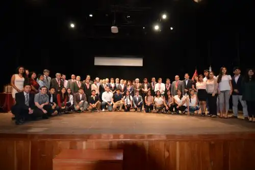 Rector presidió ceremonia de presentación de becarios. Foto: UNMSM/ANDINA