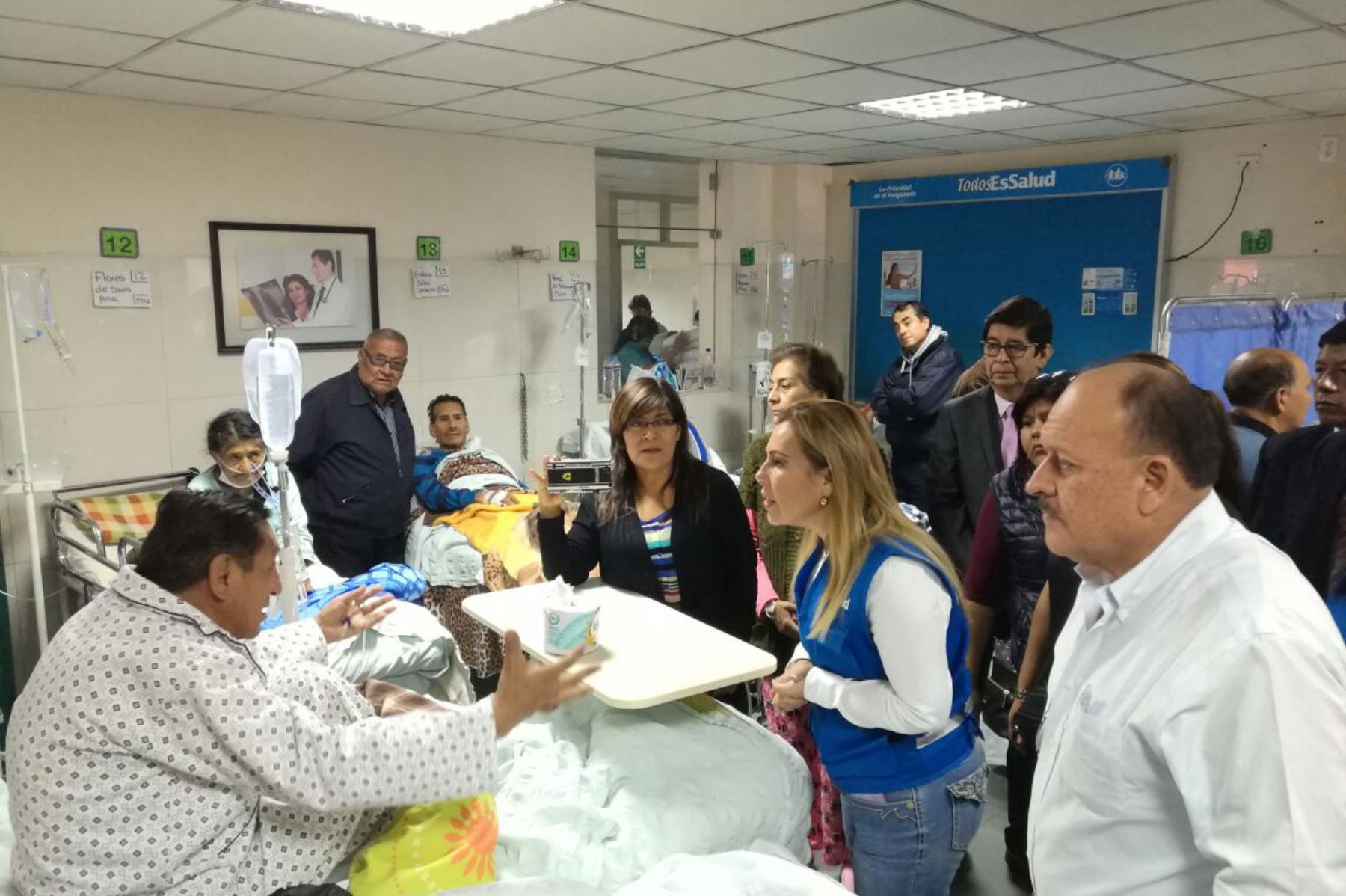 Visita de presidenta ejecutiva de Essalud, Fiorella Molinelli, a hospitales de Arequipa. Foto: Andina/difusión