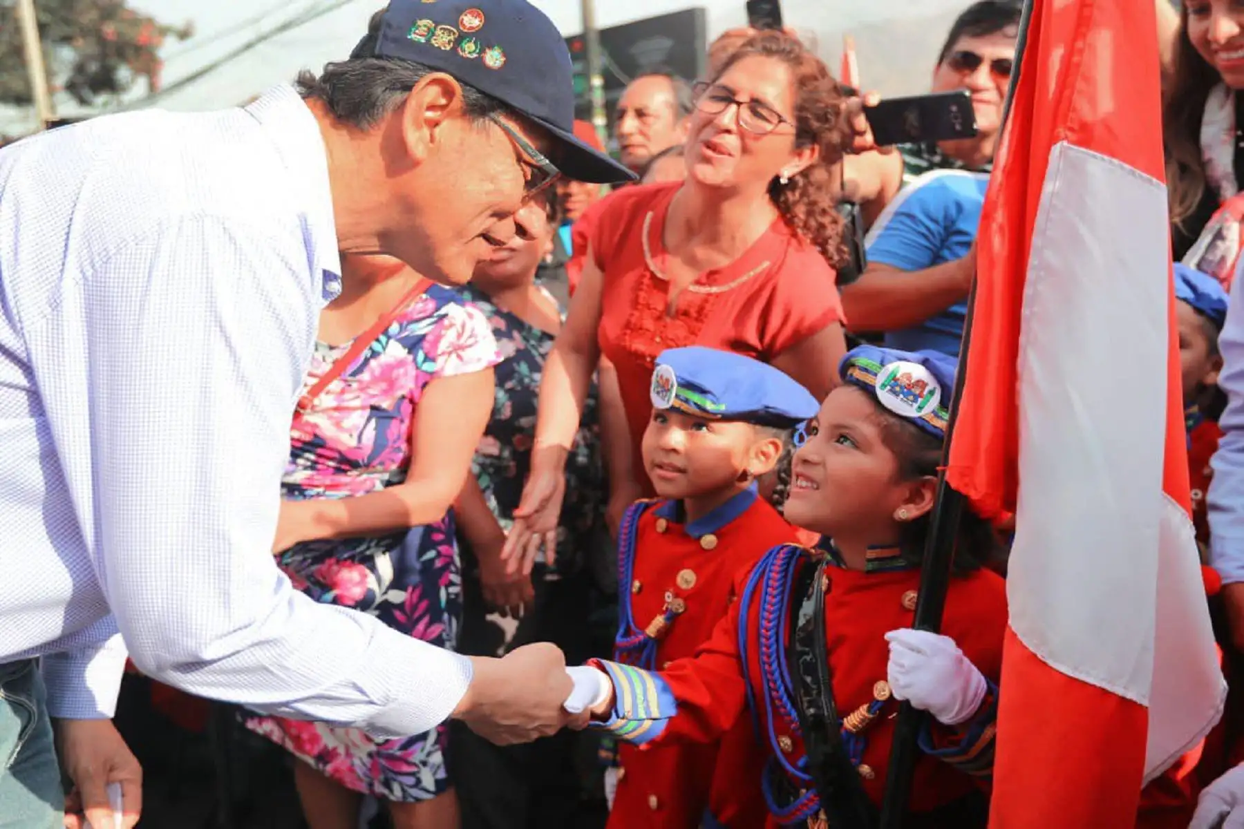 Presidente Martín Vizcarra, en un encuentro con la población en Chosica.