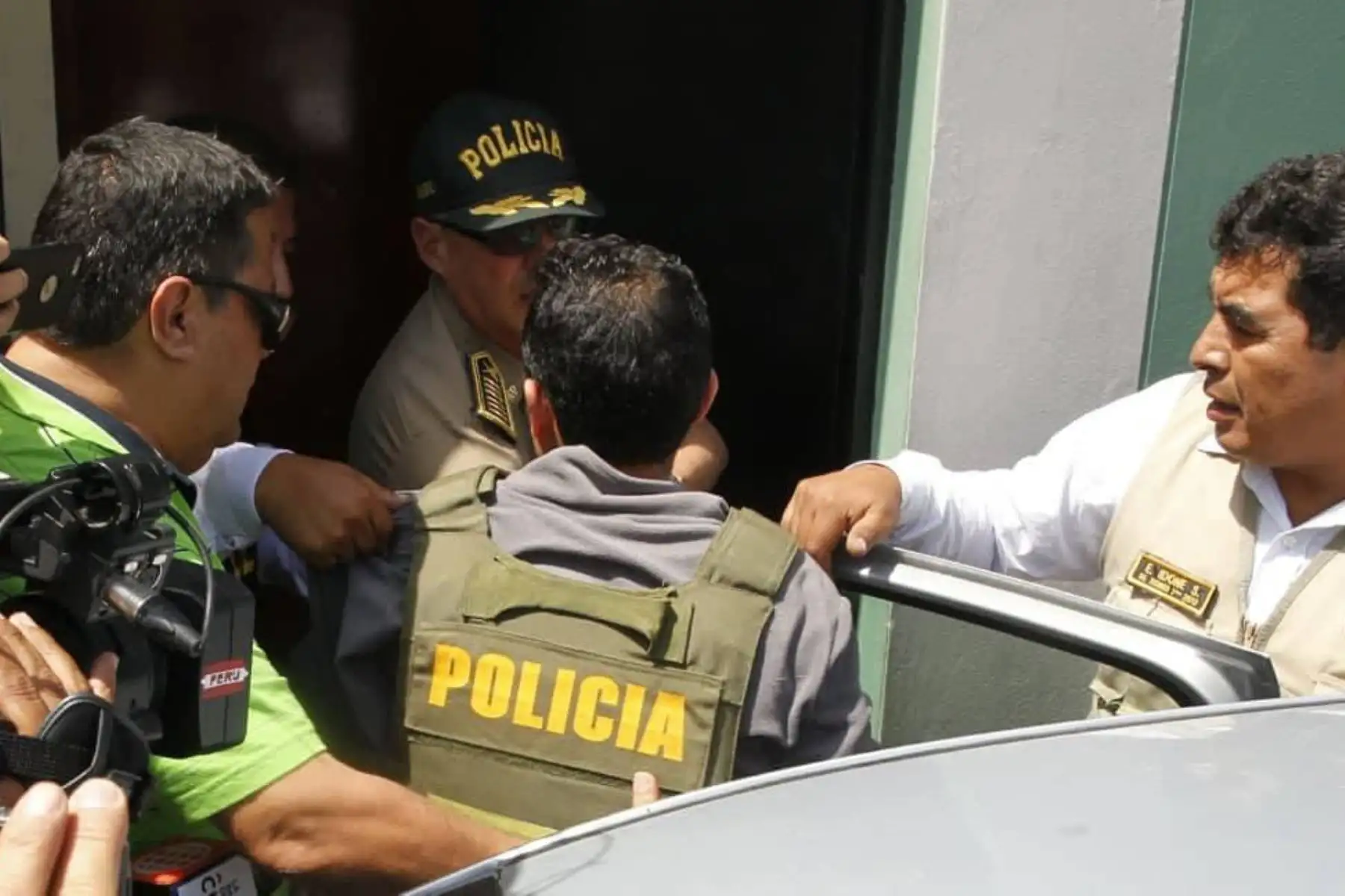 Carlos Javier Hualpa Vacas fue llevado a comisaría de Miraflores, distrito donde ocurrió el ataque. Foto: ANDINA/Dante Zegarra.