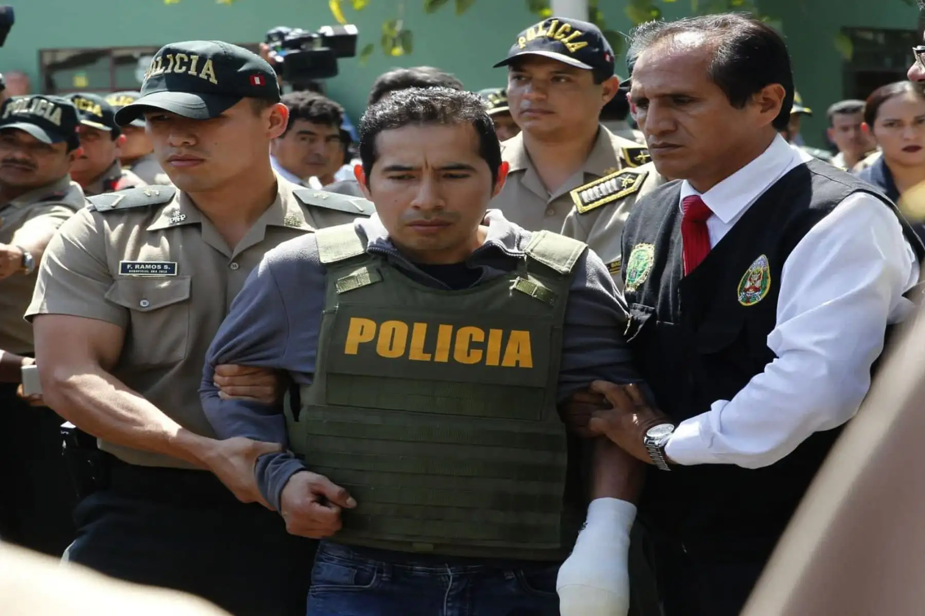 Carlos Javier Hualpa Vacas pasará los próximos nueve meses en el Penal Ancón 1.Foto: ANDINA/Dante Zegarra