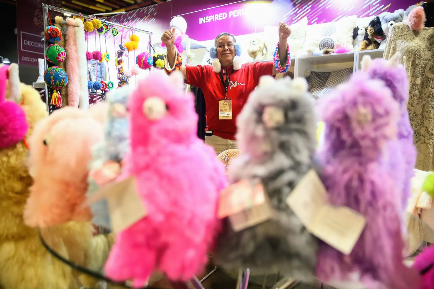 Preparativos del Perú Moda 2018 en el Centro de Convenciones de Lima. Foto: ANDINA/Luis Iparraguirre